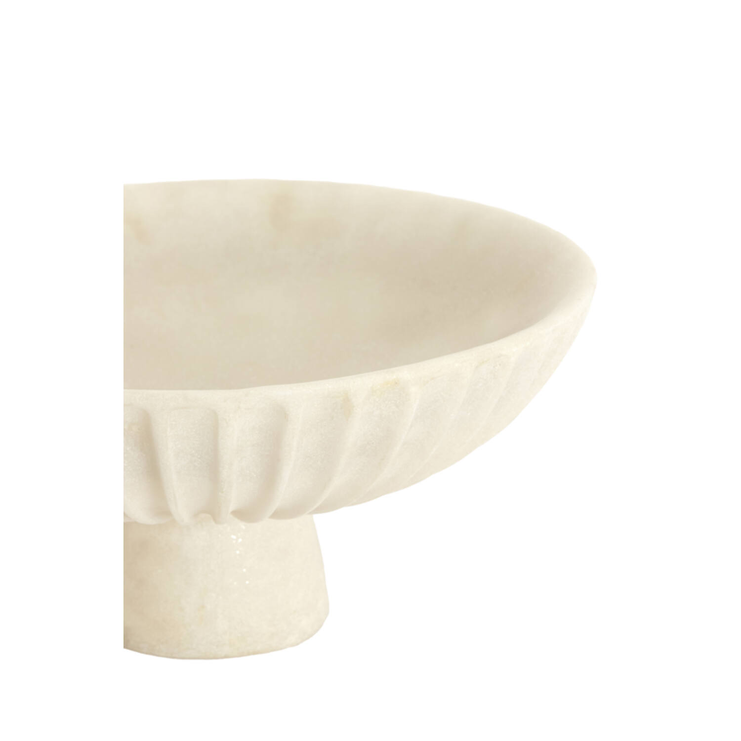 Dish on base Ø38x18 cm SHILA cream