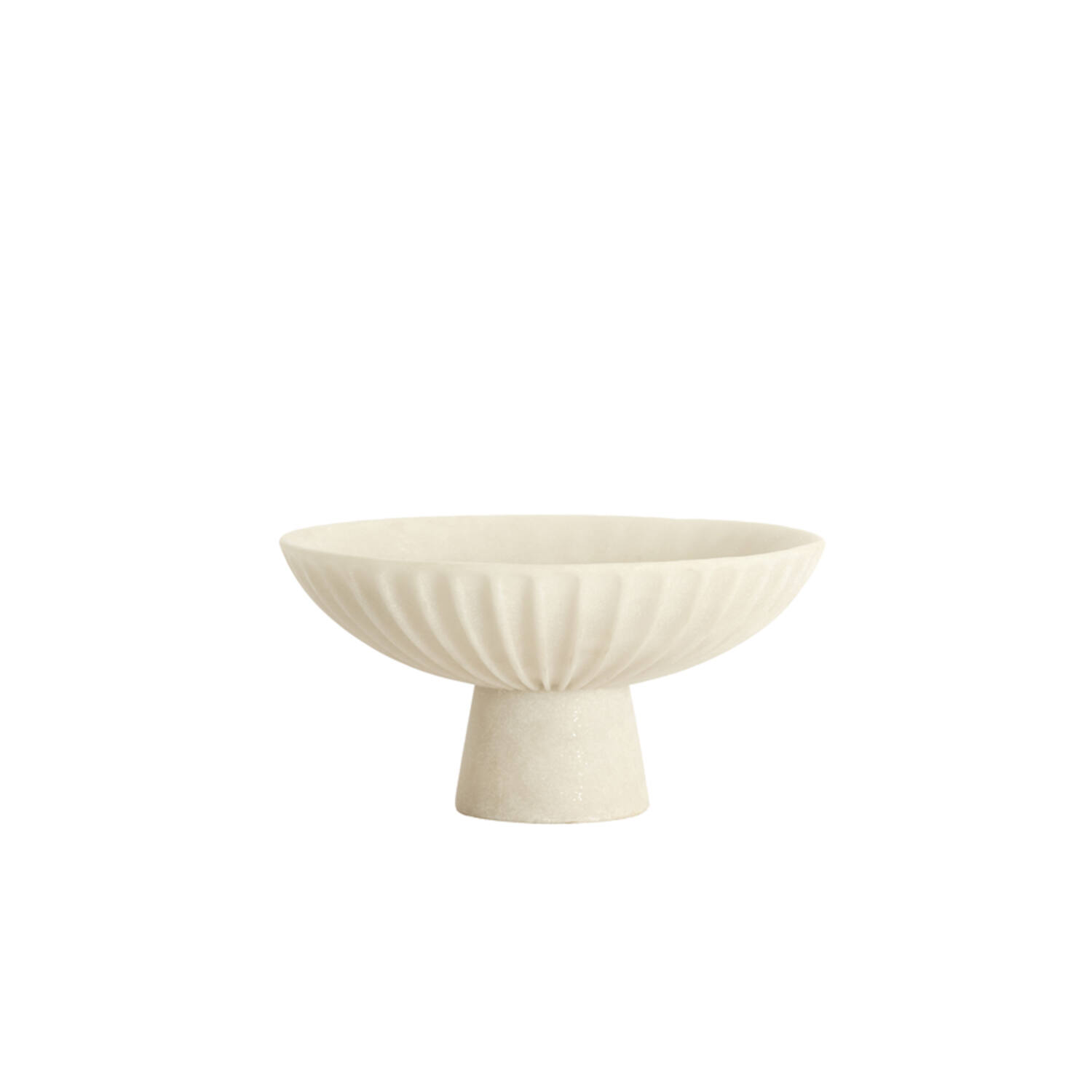 Dish on base Ø30,5x15,5 cm SHILA cream