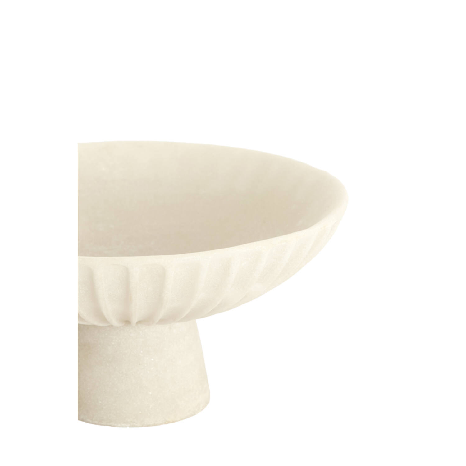 Dish on base Ø30,5x15,5 cm SHILA cream