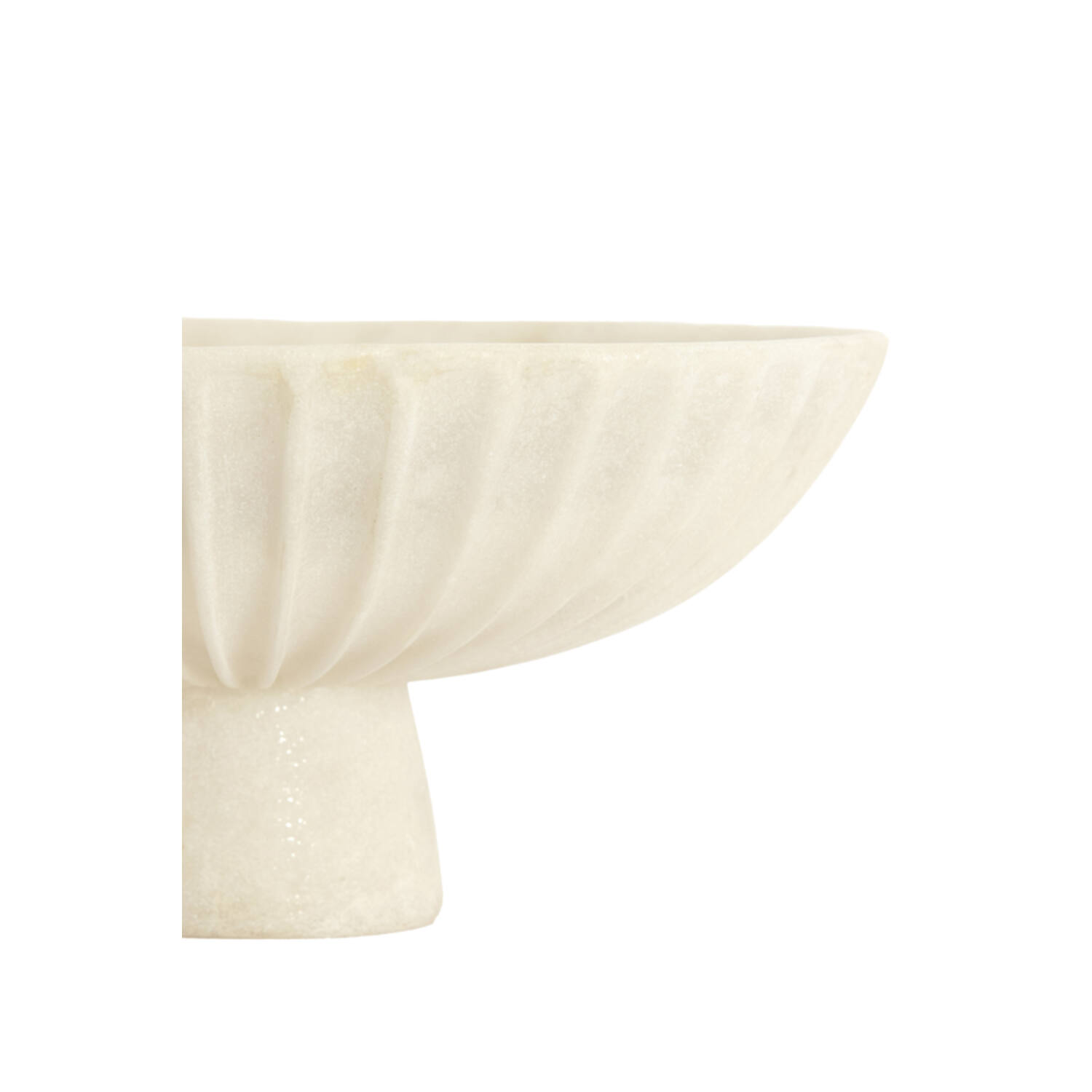 Dish on base Ø30,5x15,5 cm SHILA cream