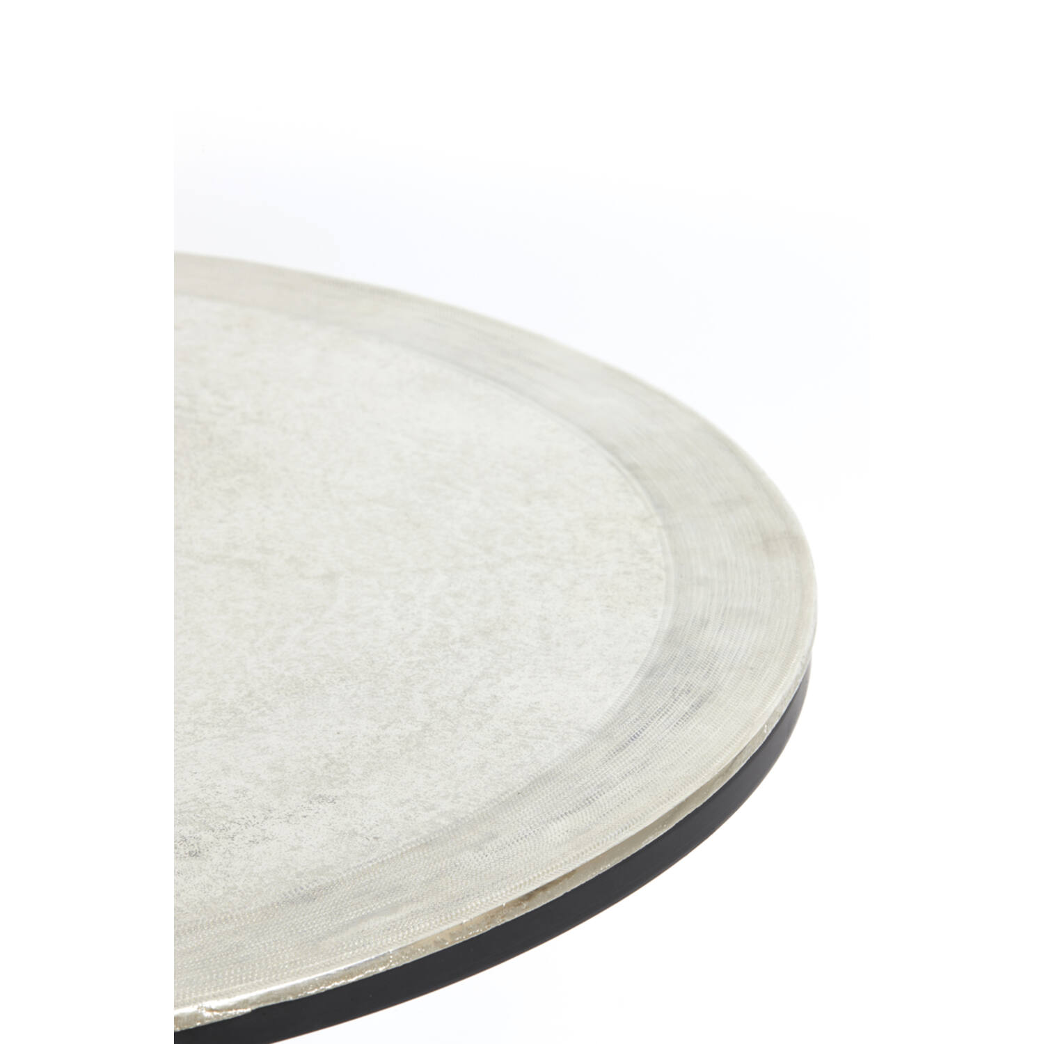 Coffee table S/2 Ø67,5x39,5+Ø75x45 cm TALCA raw nickel