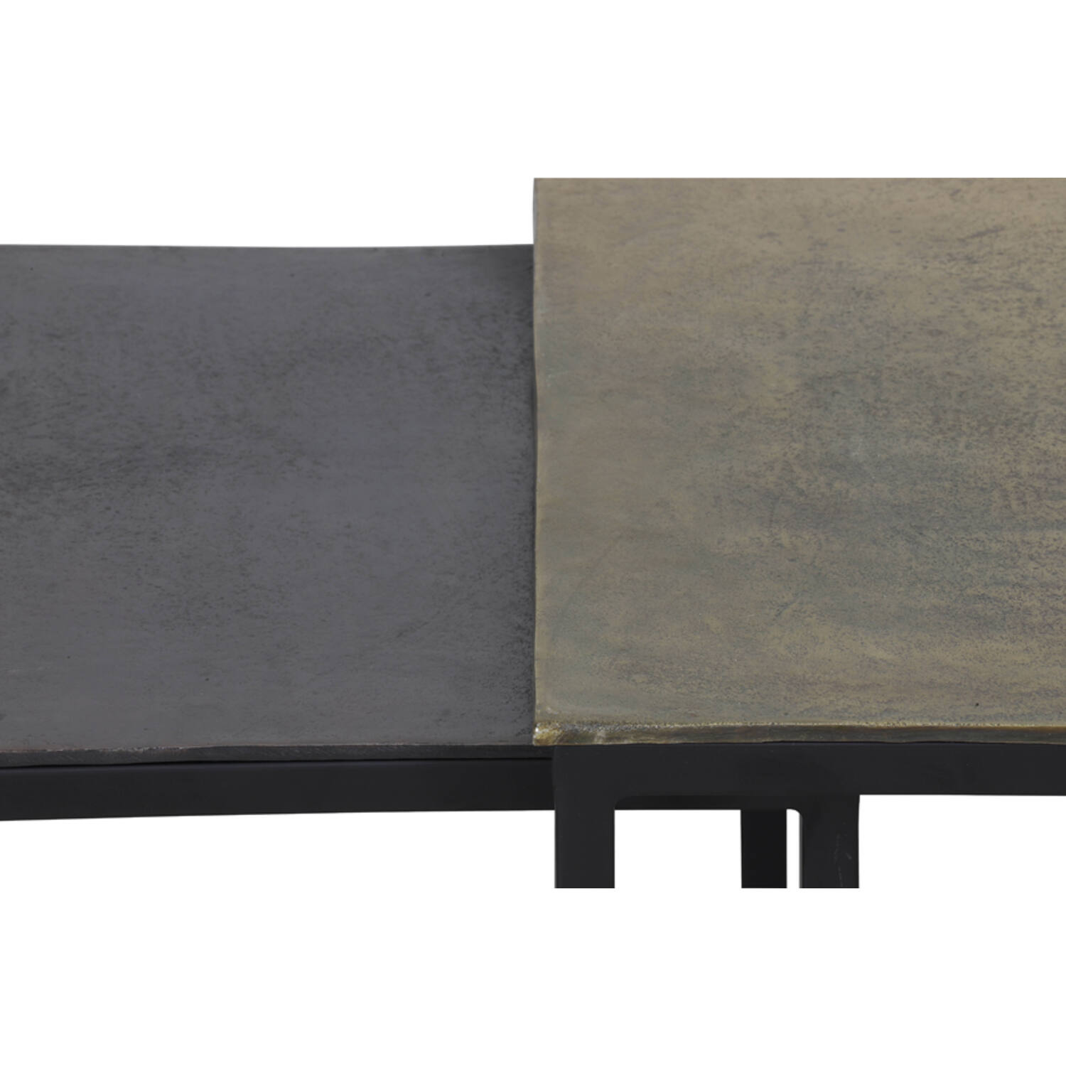 Salontafel S/3 max 120x60x45 cm KUMALU antiek brons