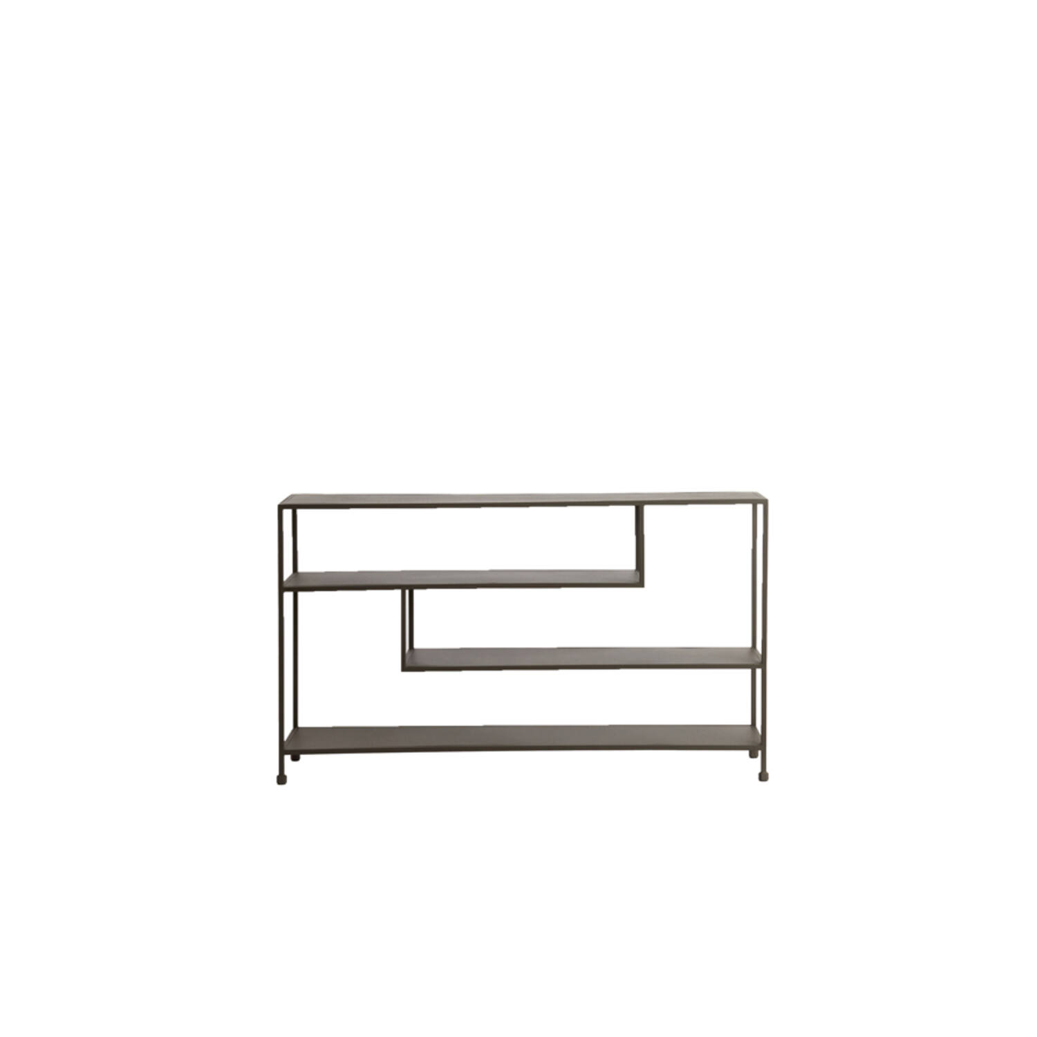 Console 140x35x80 cm YLAYA matt brown