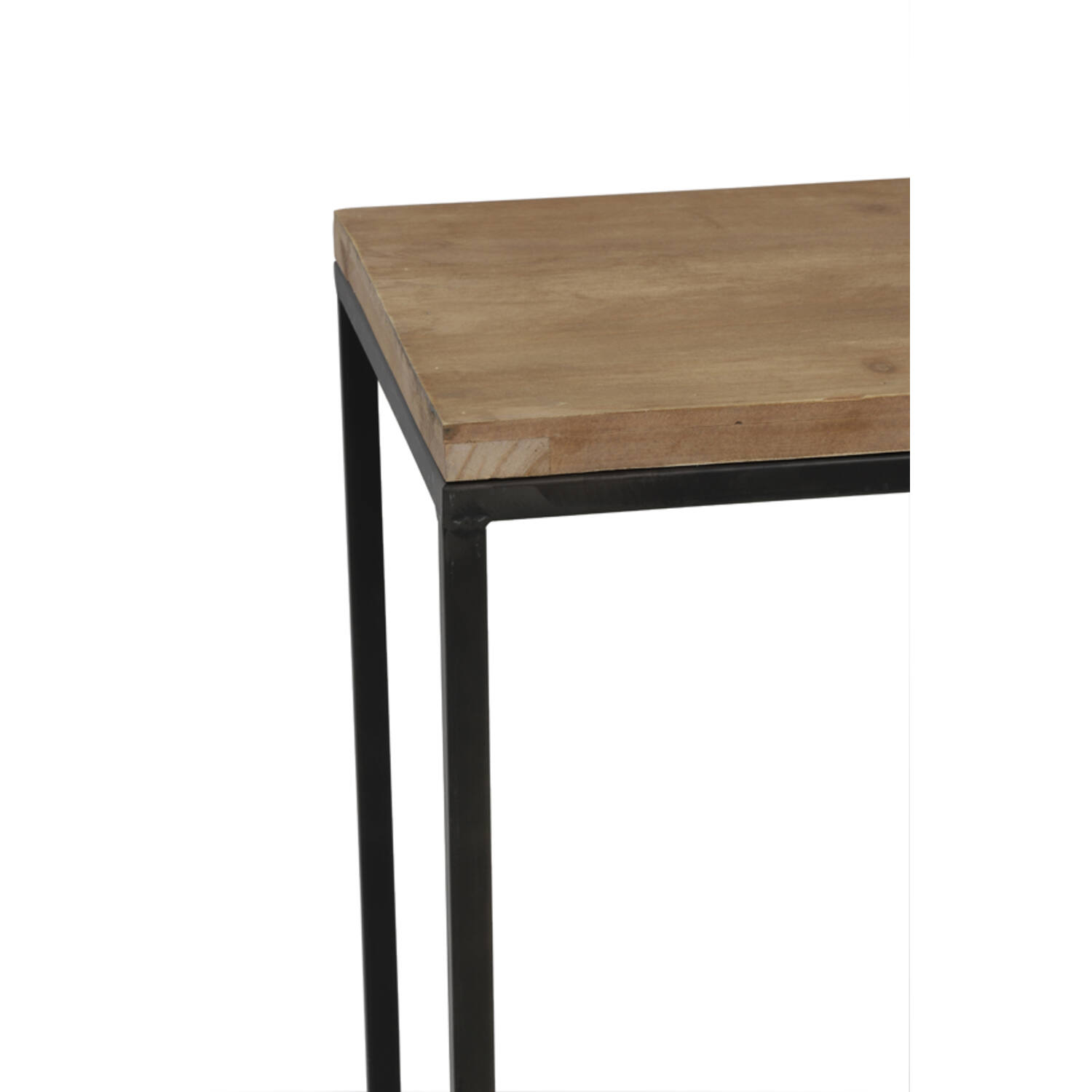 Zuil S/2 30x30x82,5+35x35x102 cm YARULA hout+zwart