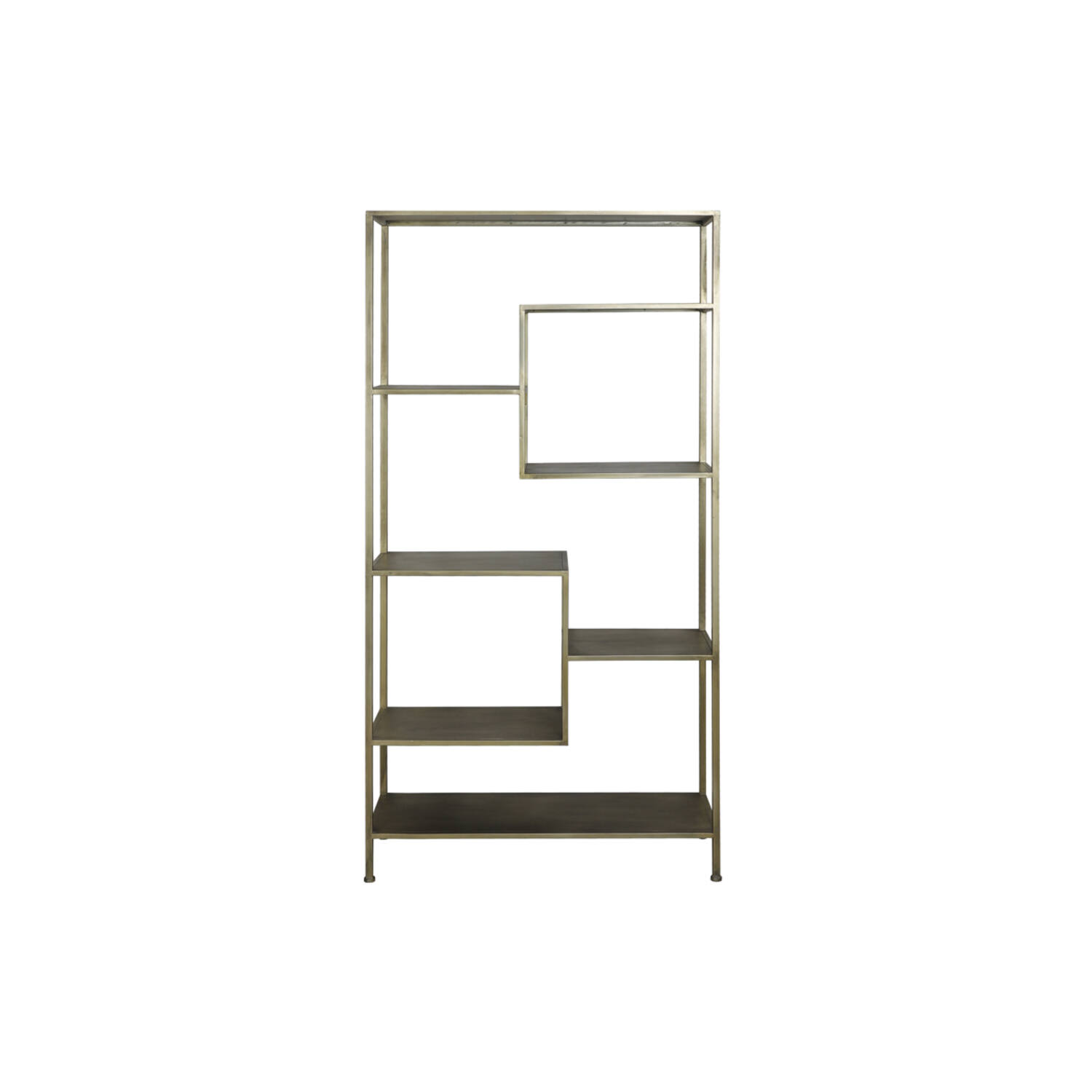 Kast open 101x36x200 cm YVANA antiek goud