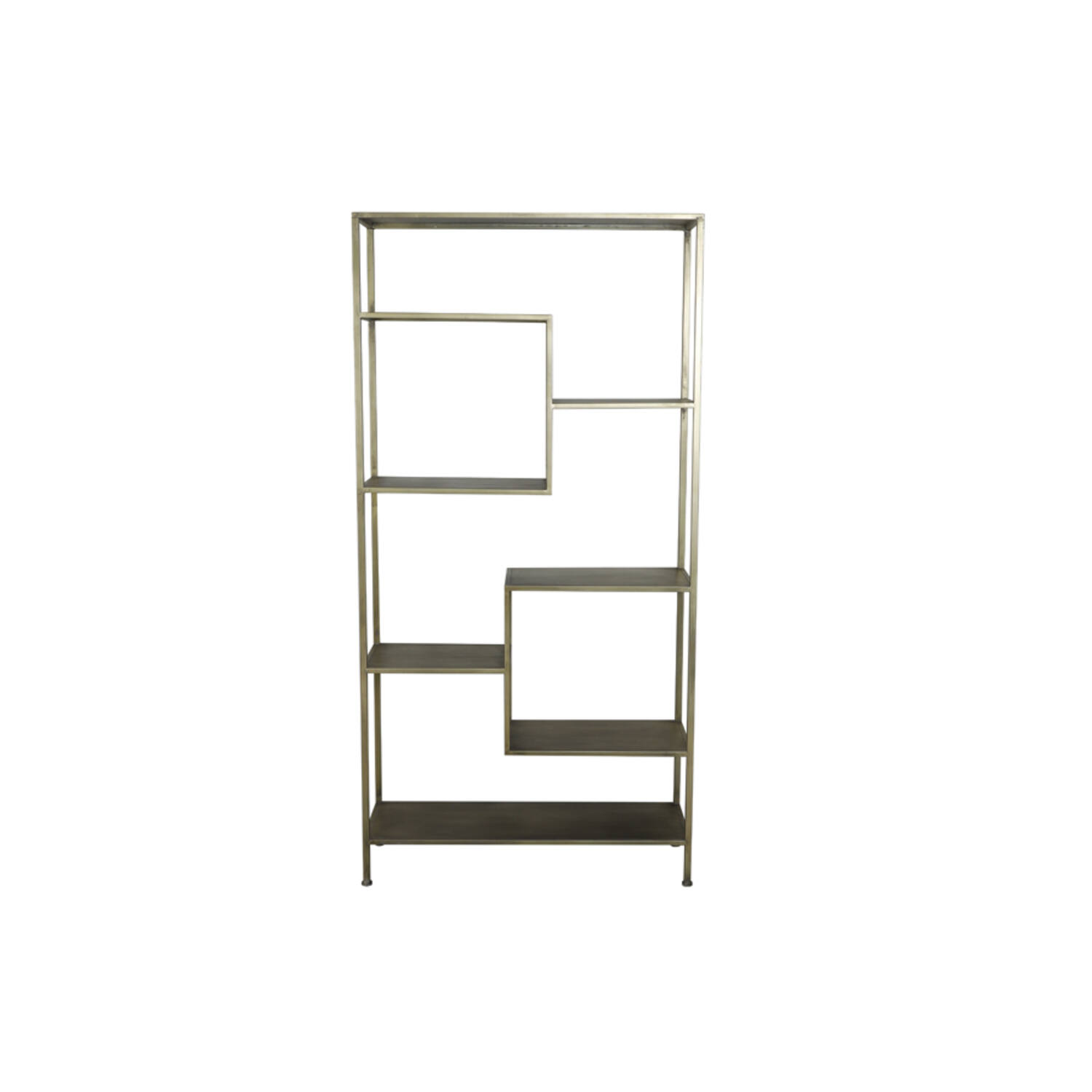 Kast open 101x36x200 cm YVANA antiek goud