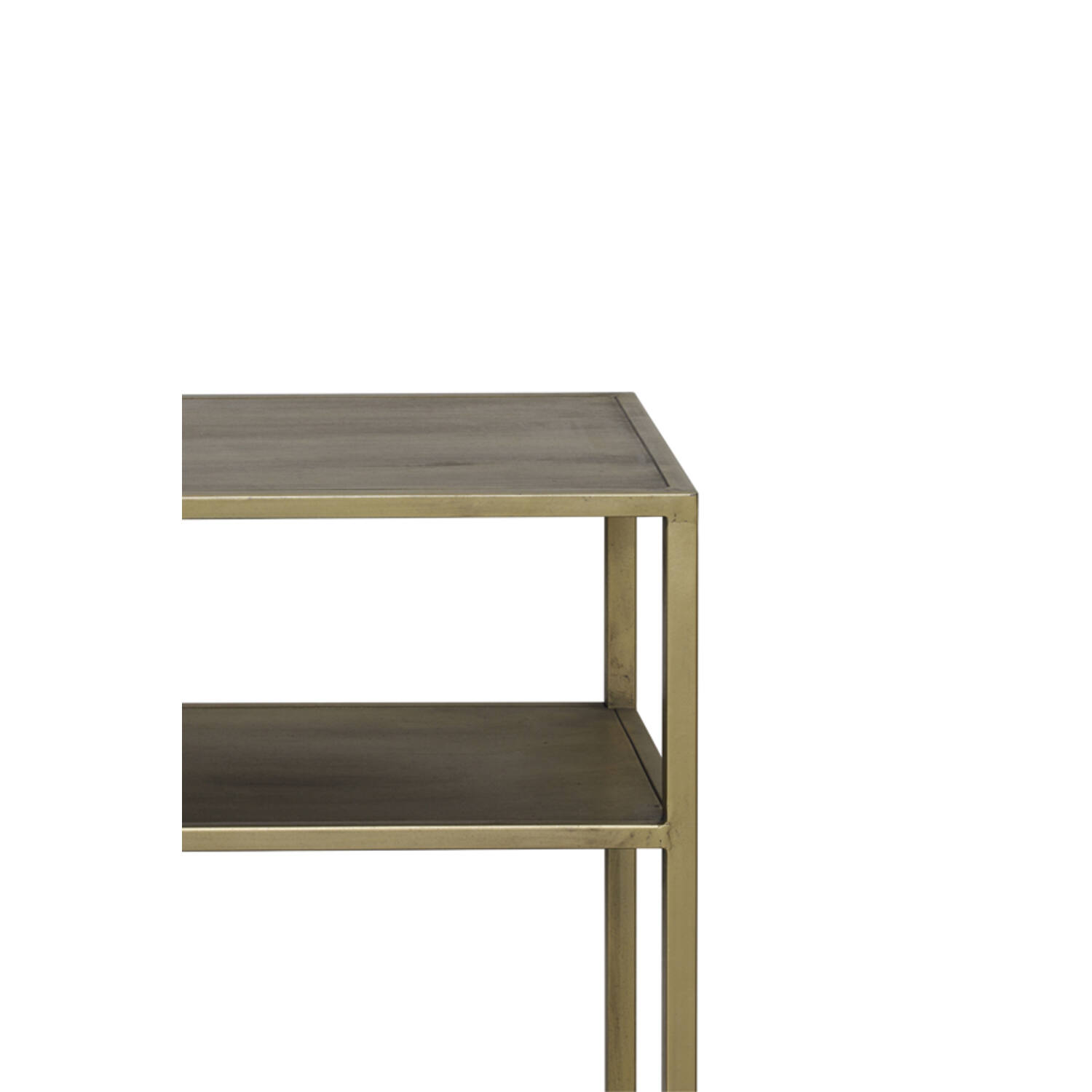 Kast open 101x36x200 cm YVANA antiek goud