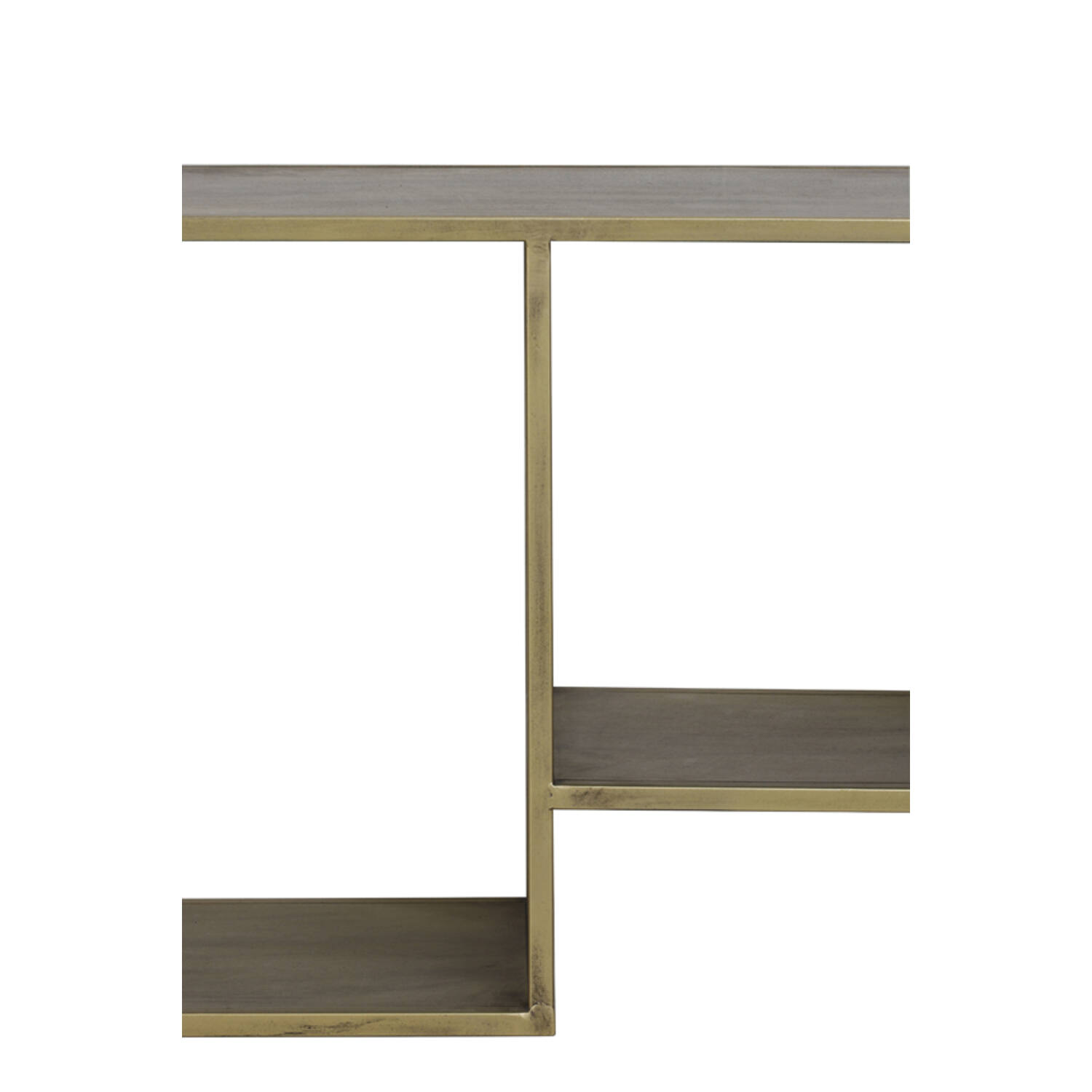 Kast open 101x36x200 cm YVANA antiek goud