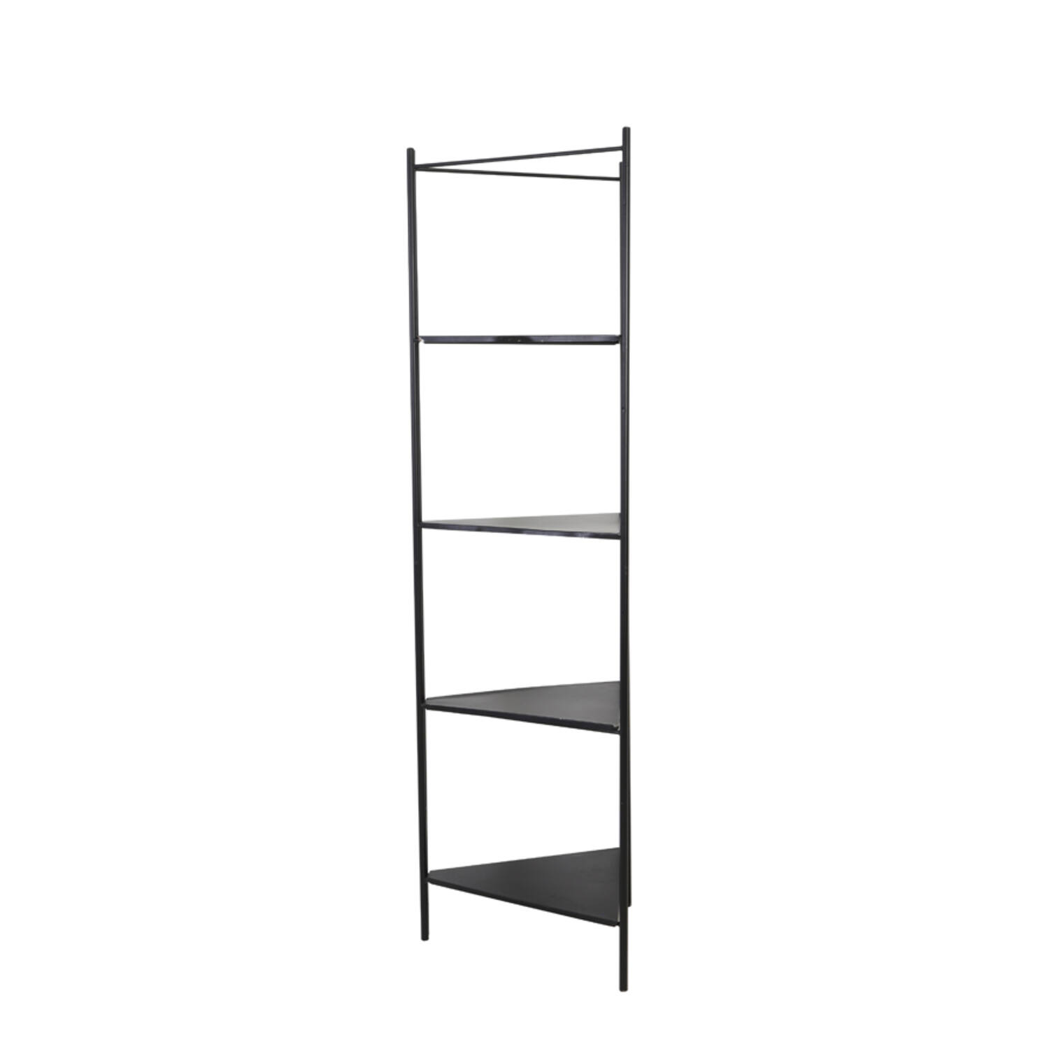 Cabinet open 59x59x200 cm DISPLAY black