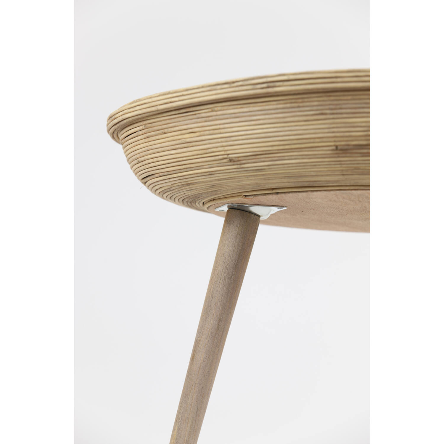 Bijzettafel S/2 Ø46x38,5+Ø56x48 cm COLON naturel