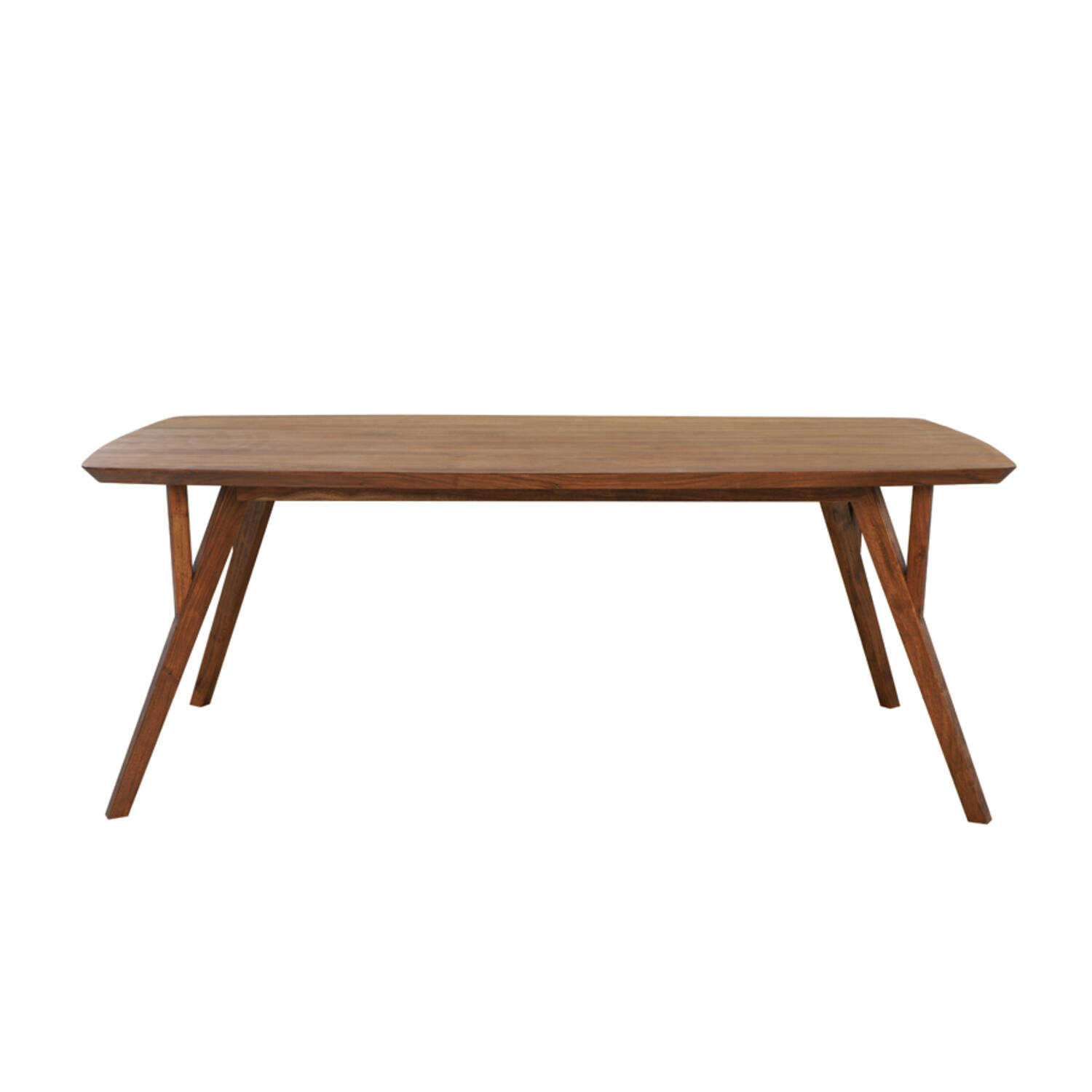 Dining table 220x100x76 cm QUENZA acacia wood brown
