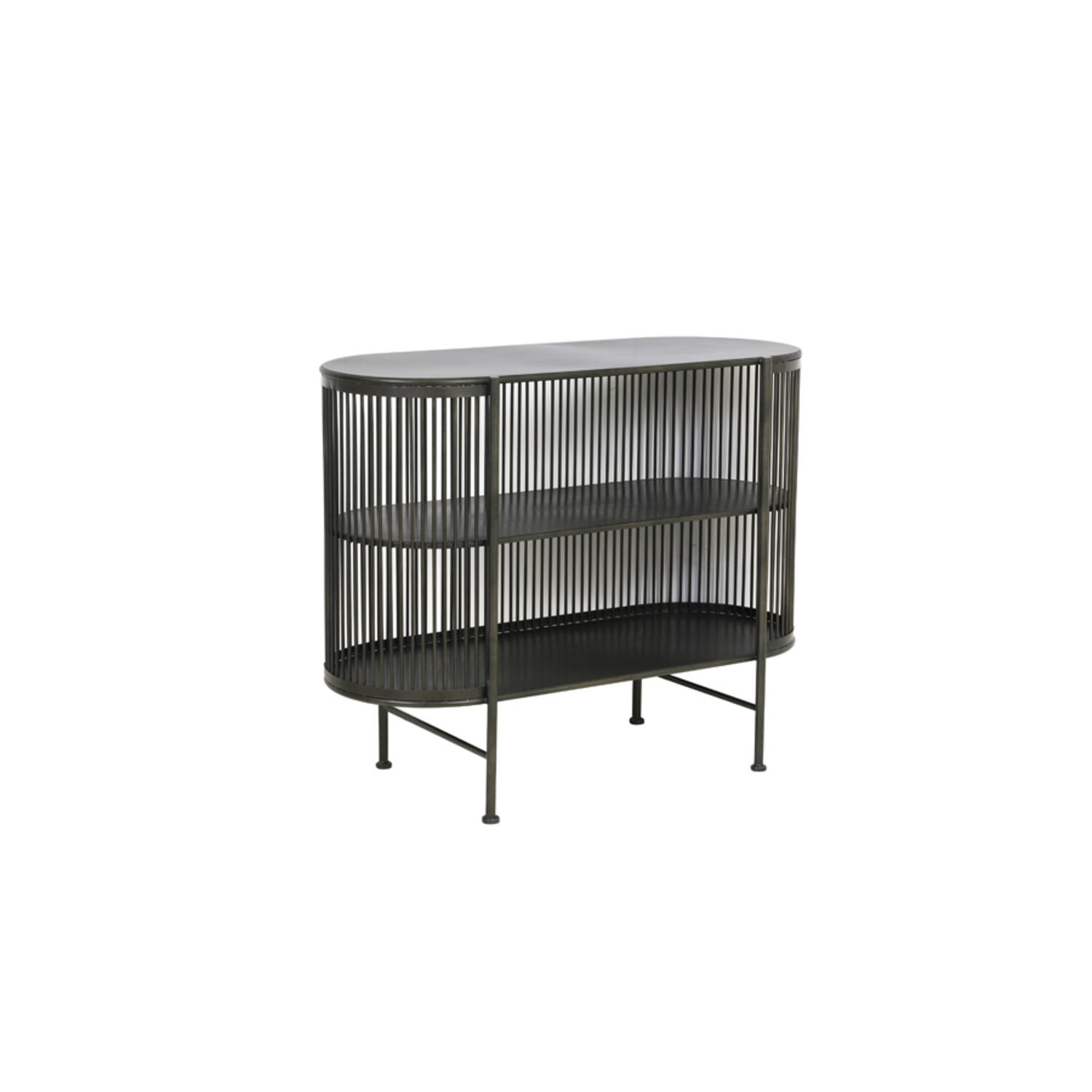 Cabinet open 100x40x80 cm YINTHE black