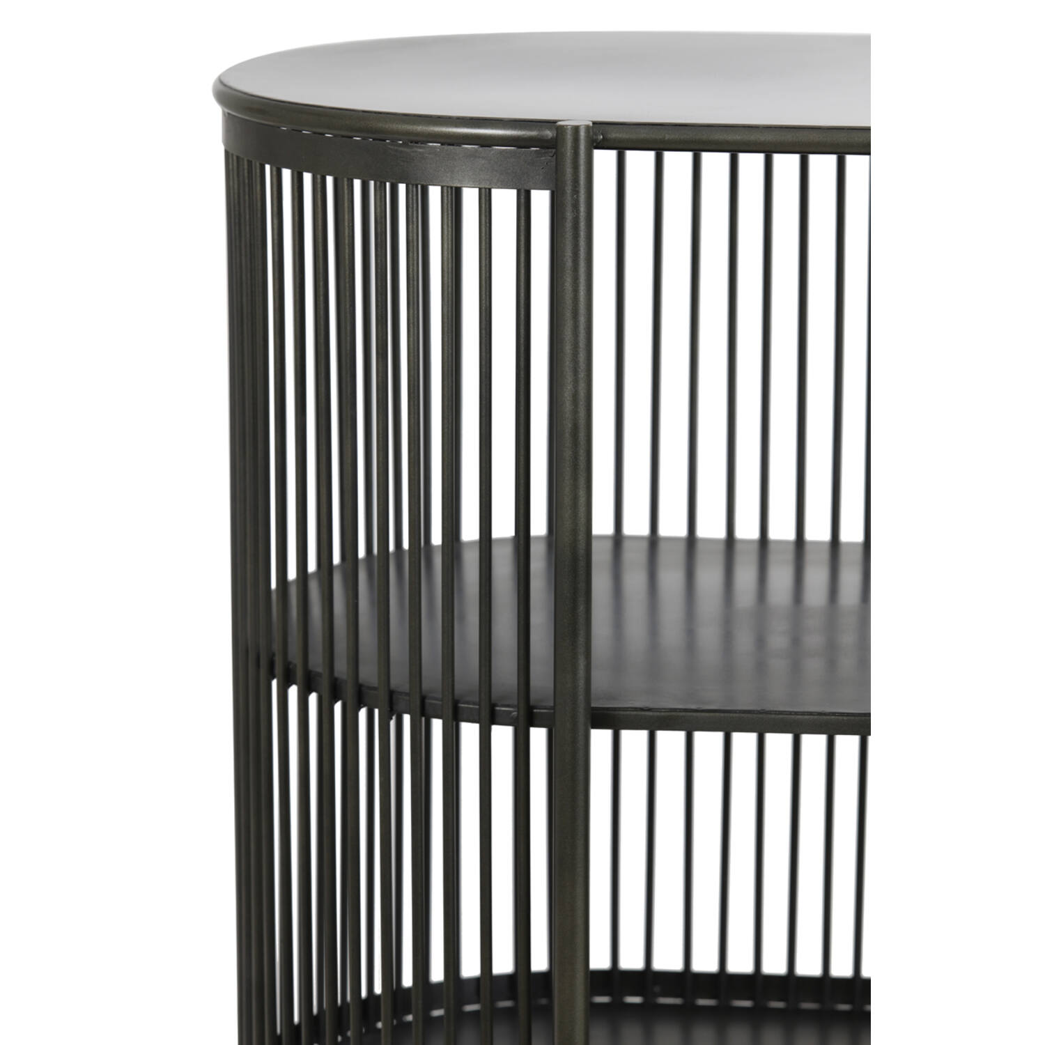 Cabinet open 100x40x80 cm YINTHE black