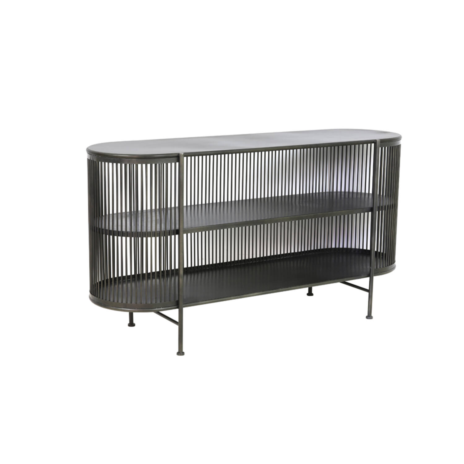 Cabinet open 149x40x80 cm YINTHE black