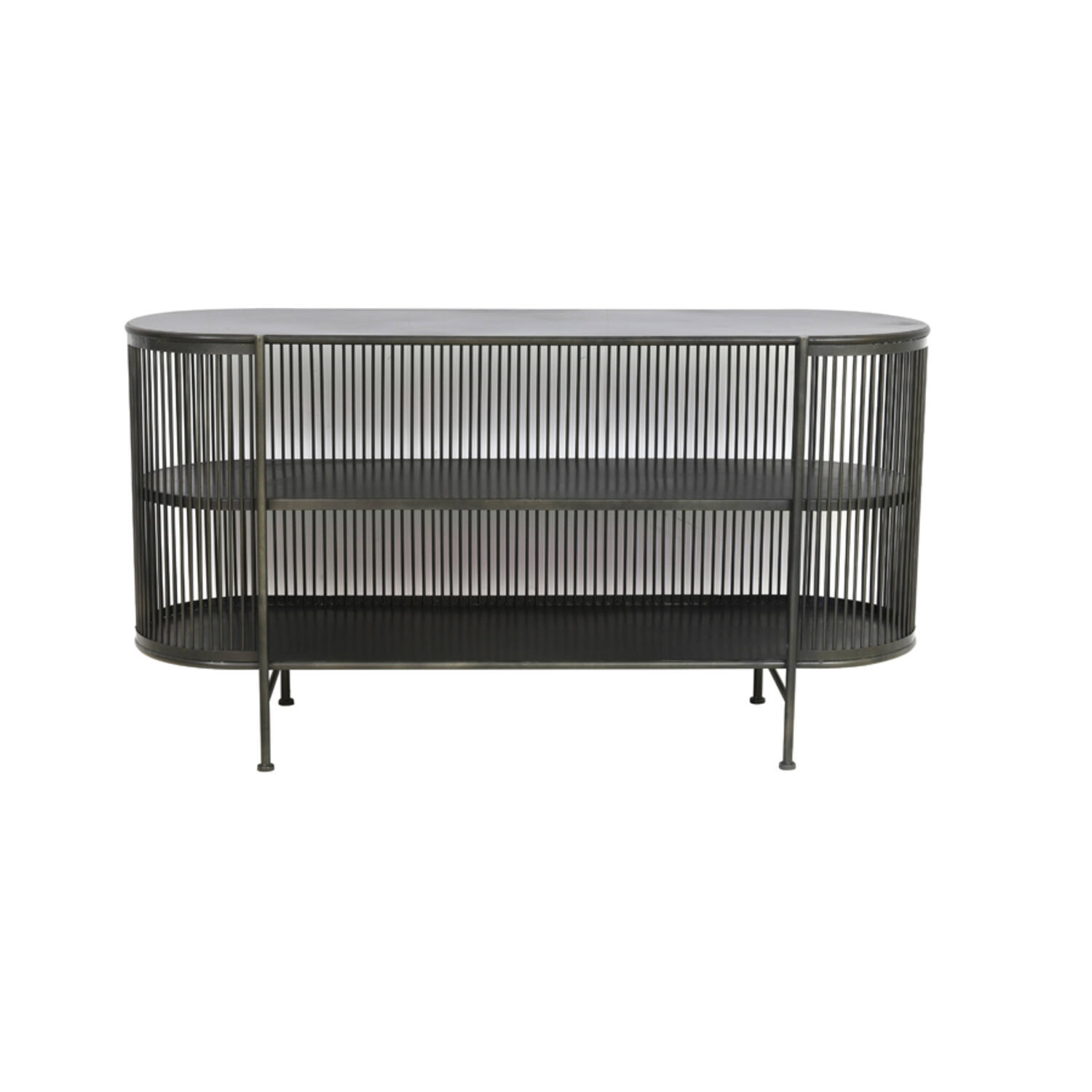 Cabinet open 149x40x80 cm YINTHE black