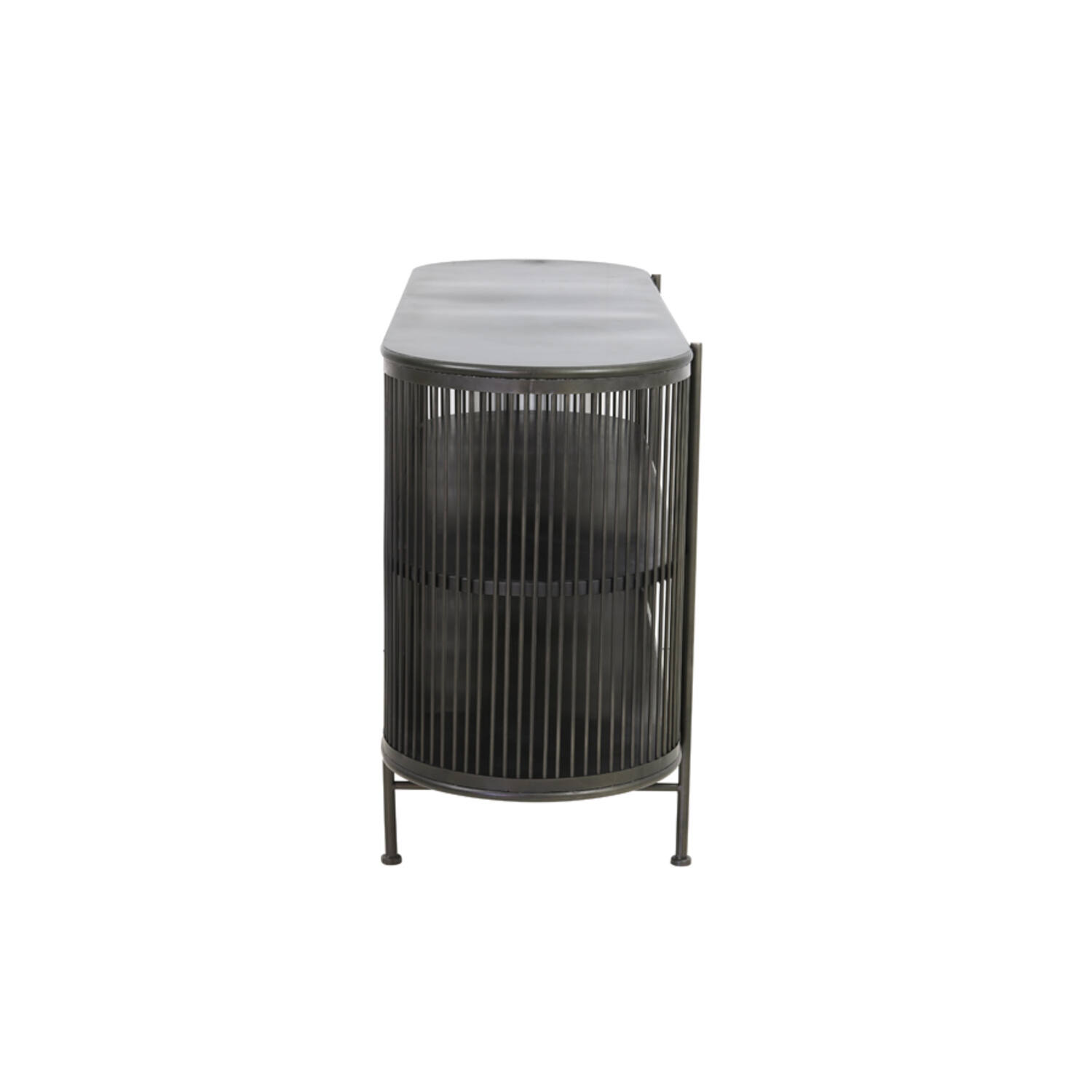 Cabinet open 149x40x80 cm YINTHE black