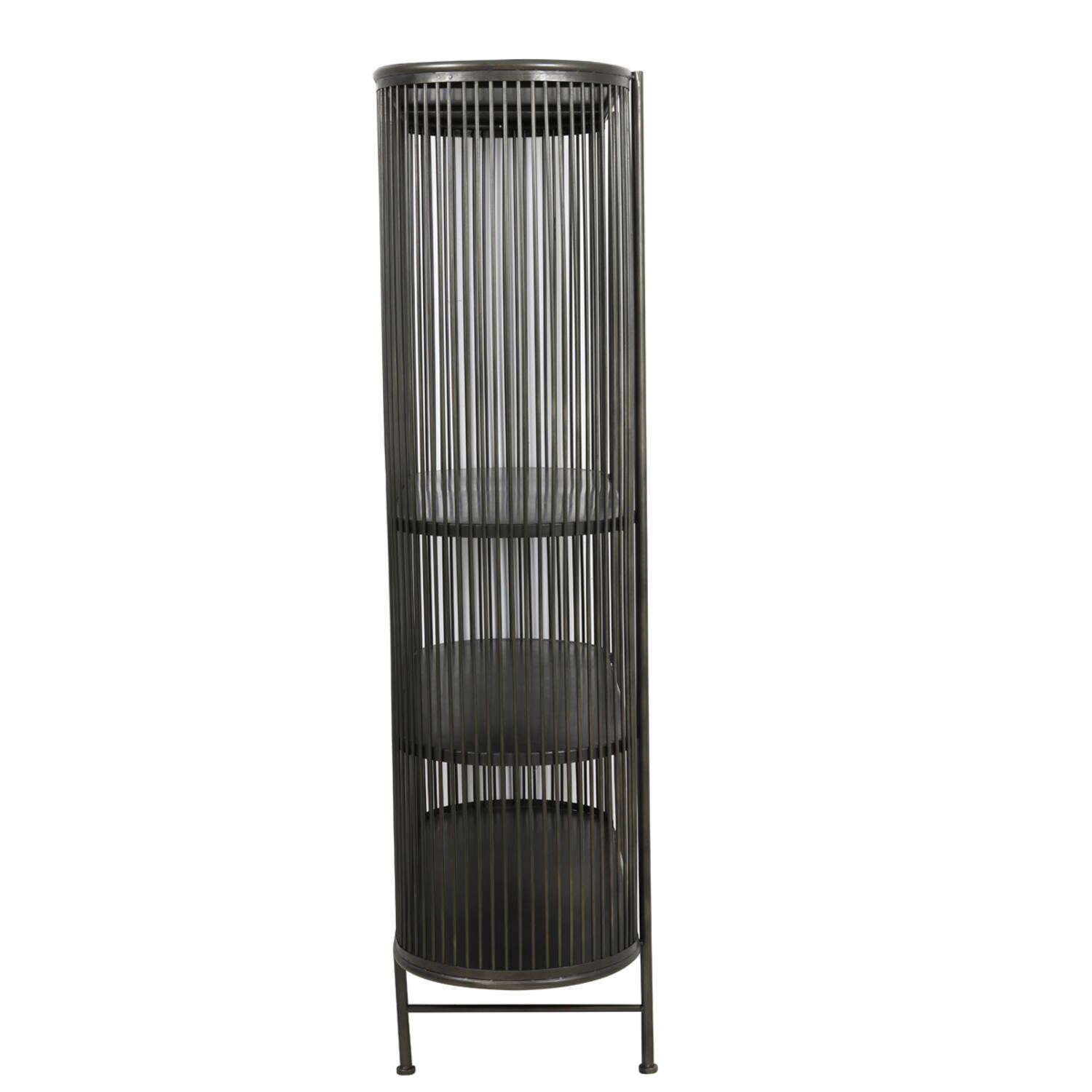 Cabinet open 119x40x161 cm YINTHE black