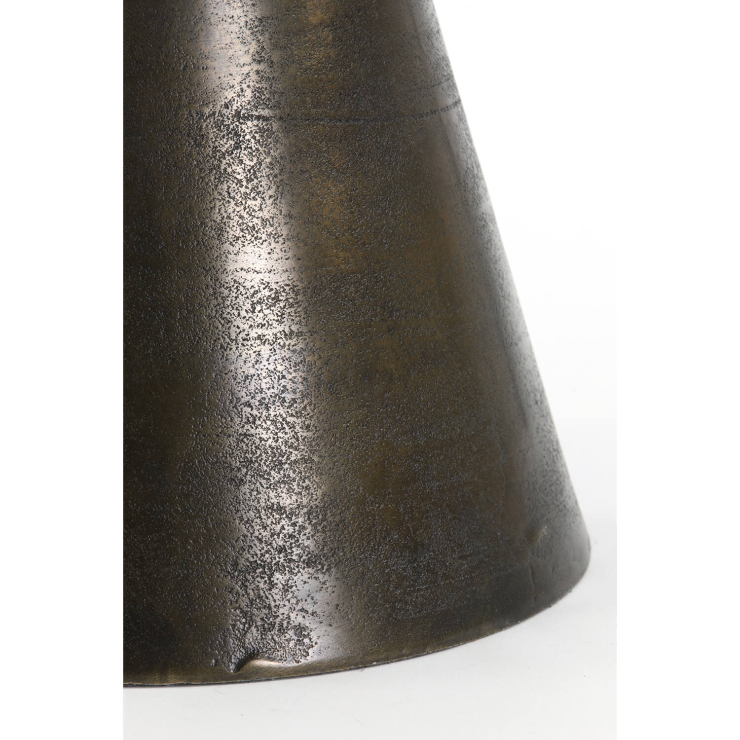 Bijzettafel Ø39,5x53 cm PASJA antiek brons