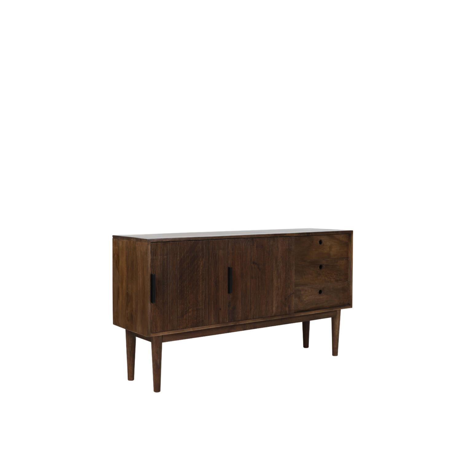 Kast 150x40x80 cm BITIKA hout donker bruin