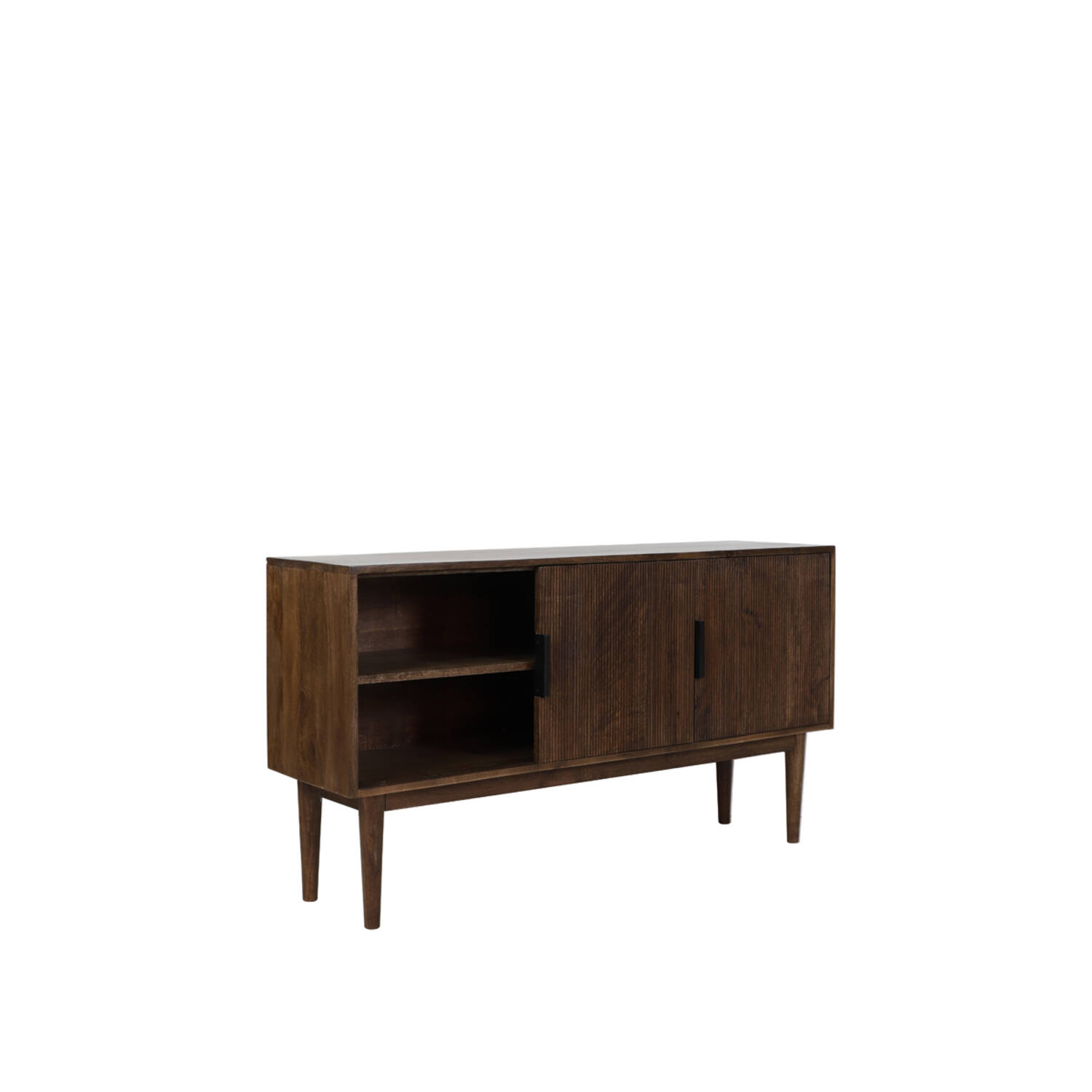 Kast 150x40x80 cm BITIKA hout donker bruin