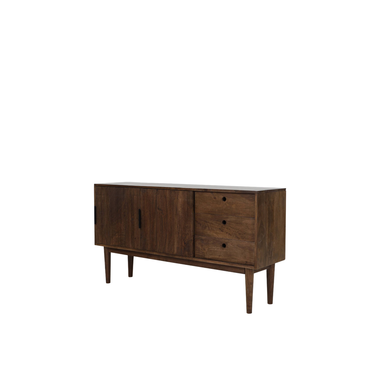 Kast 150x40x80 cm BITIKA hout donker bruin