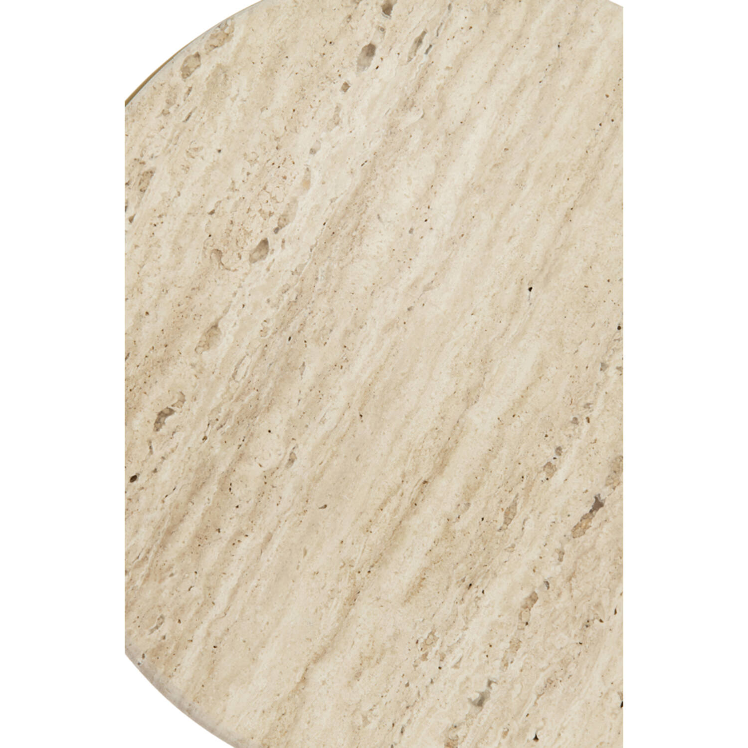 Pillar S/2 Ø32x82+Ø41x102 cm RICARDO travertine sand+beige