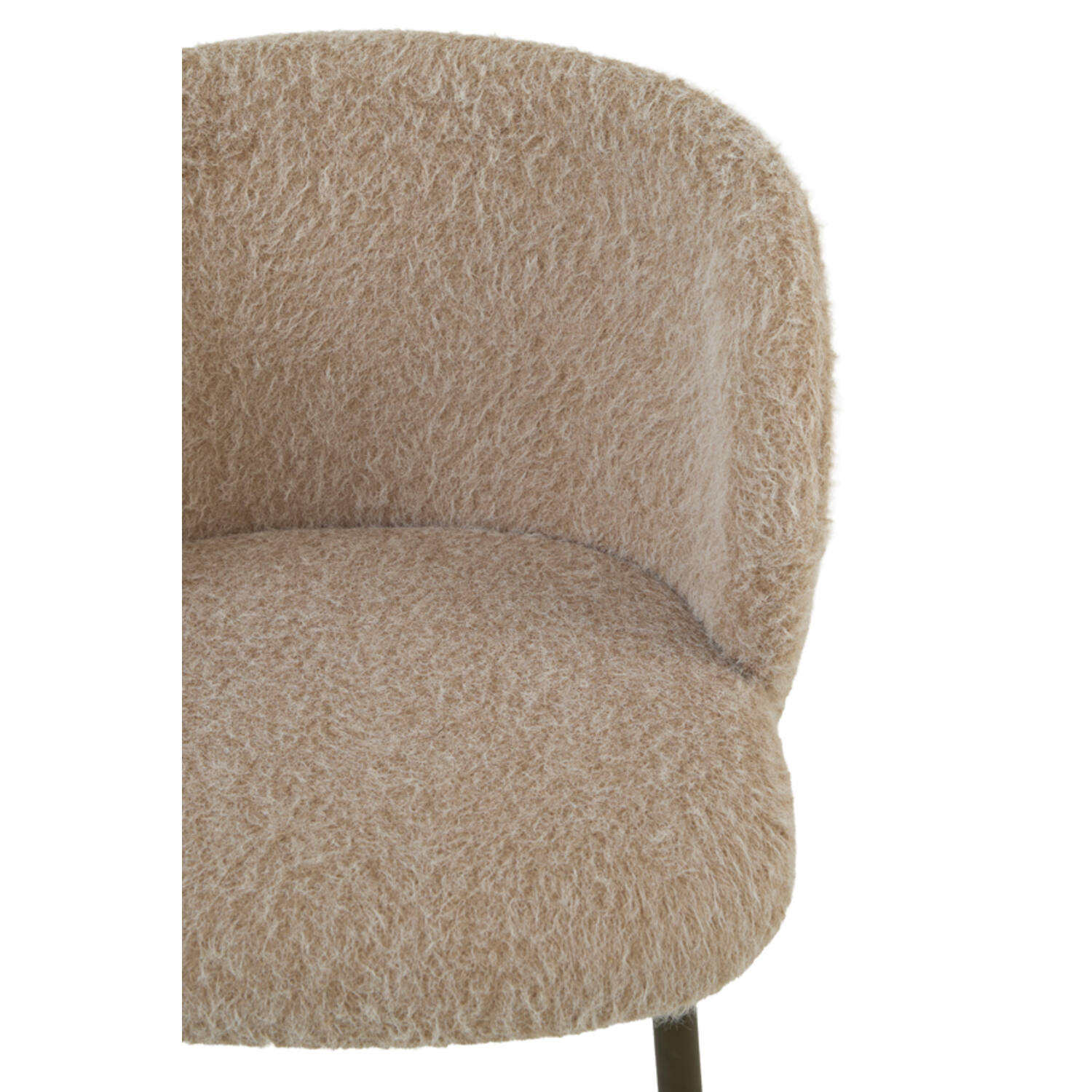 Dining chair 56x55x79 cm ELYNA light brown+brown-bronze