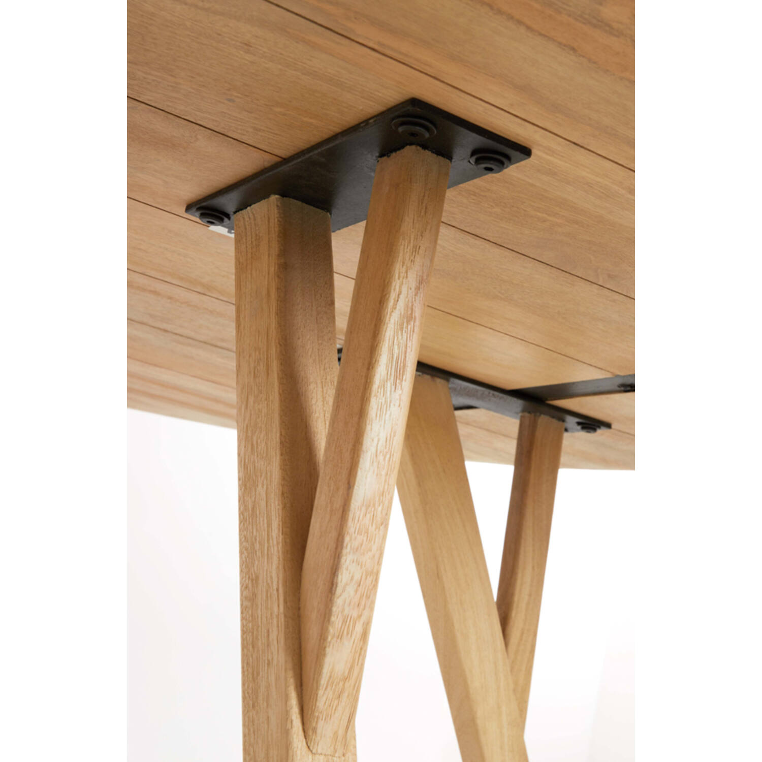 Eettafel Ø120x76 cm QUENZA mango hout naturel