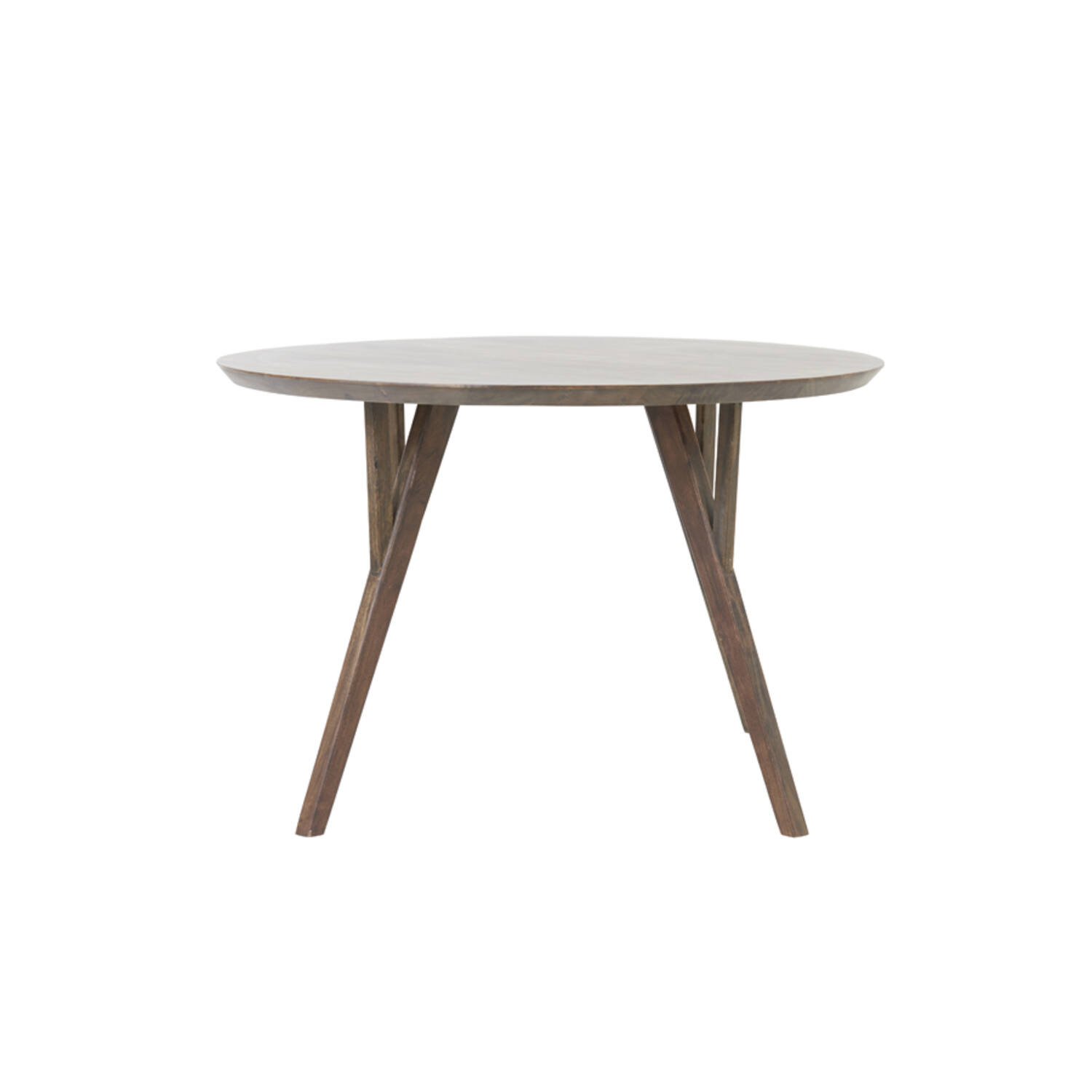 Eettafel Ø140x76 cm QUENZA acacia hout bruin