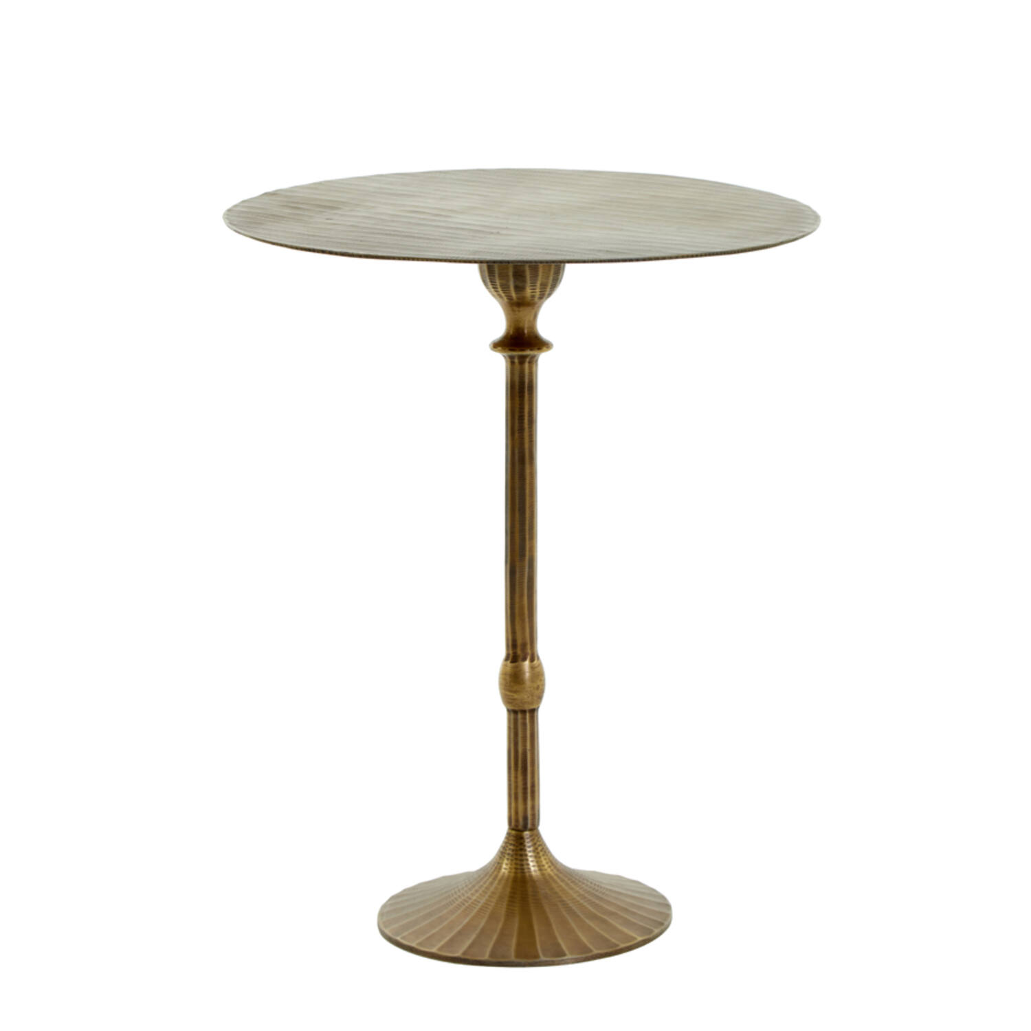 Side table Ø50x60 cm JANNA antique bronze