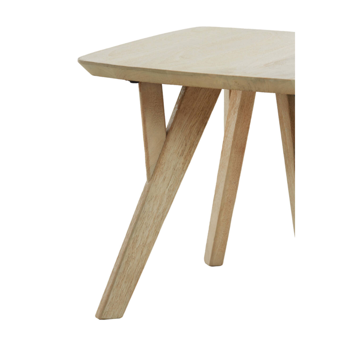 Bijzettafel 44x44x36 cm QUENZA mango hout naturel