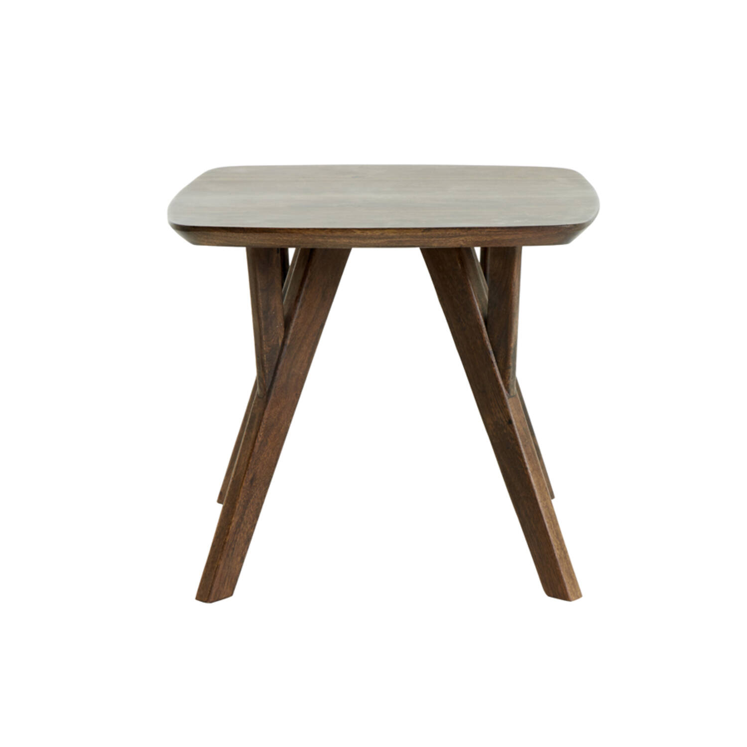 Side table 50x50x42 cm QUENZA acacia wood brown