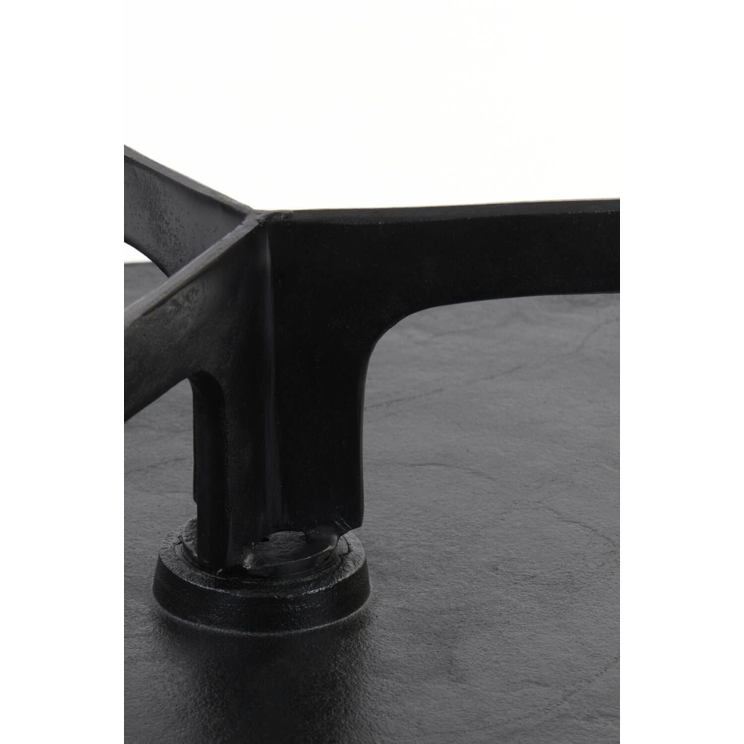 Salontafel S/2 Ø64x39+Ø75x44 cm PANO donker brons