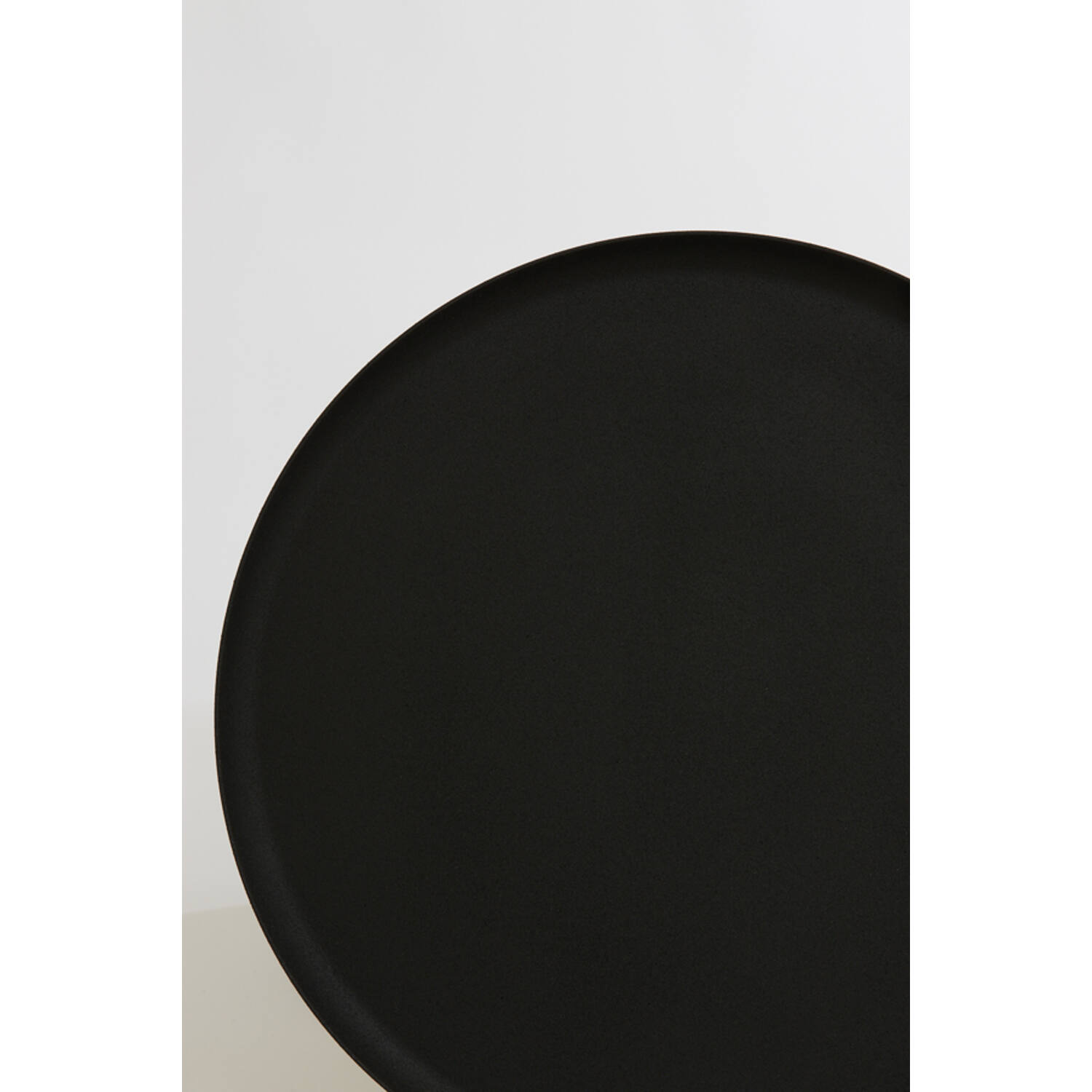 Bijzettafel Ø39x52 cm MILAKI zwart