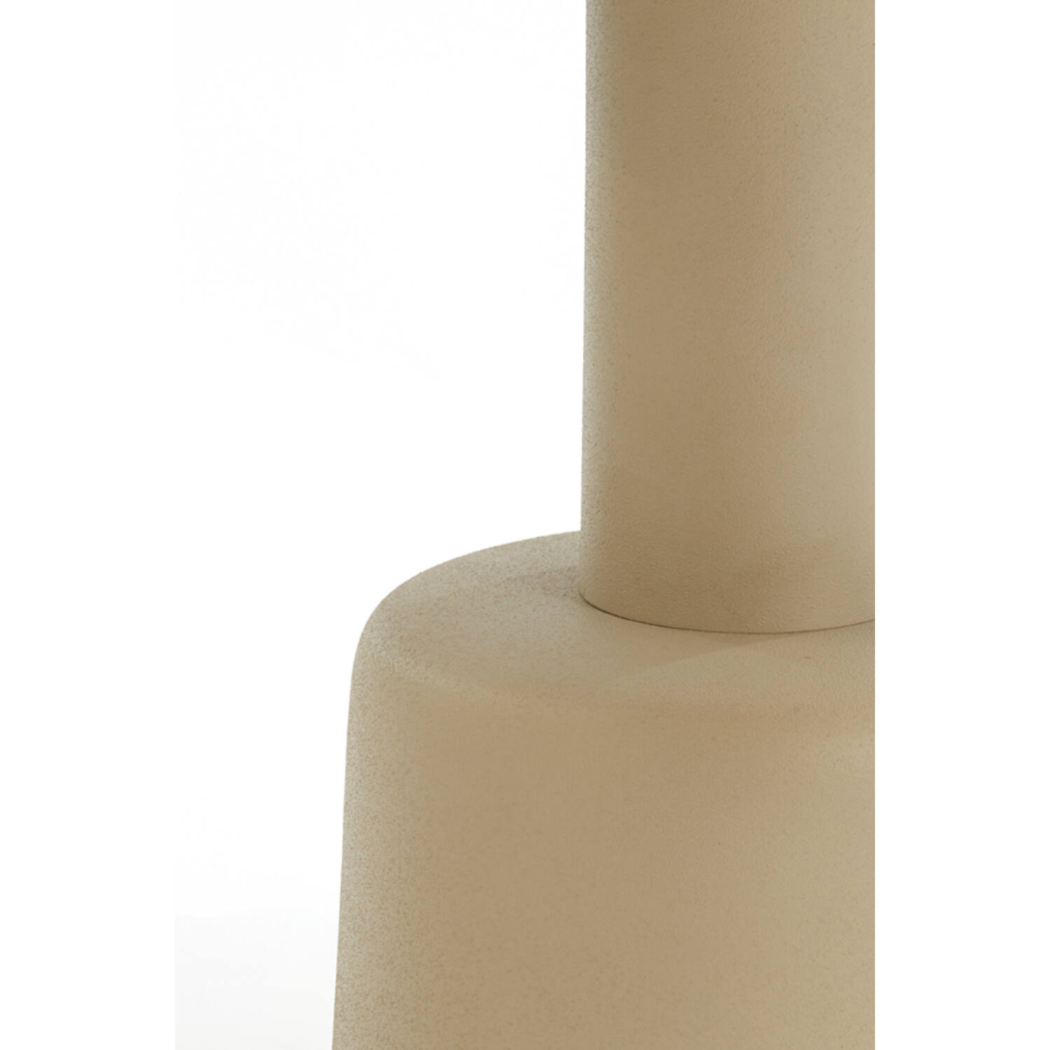 Bijzettafel Ø39x52 cm MILAKI beige