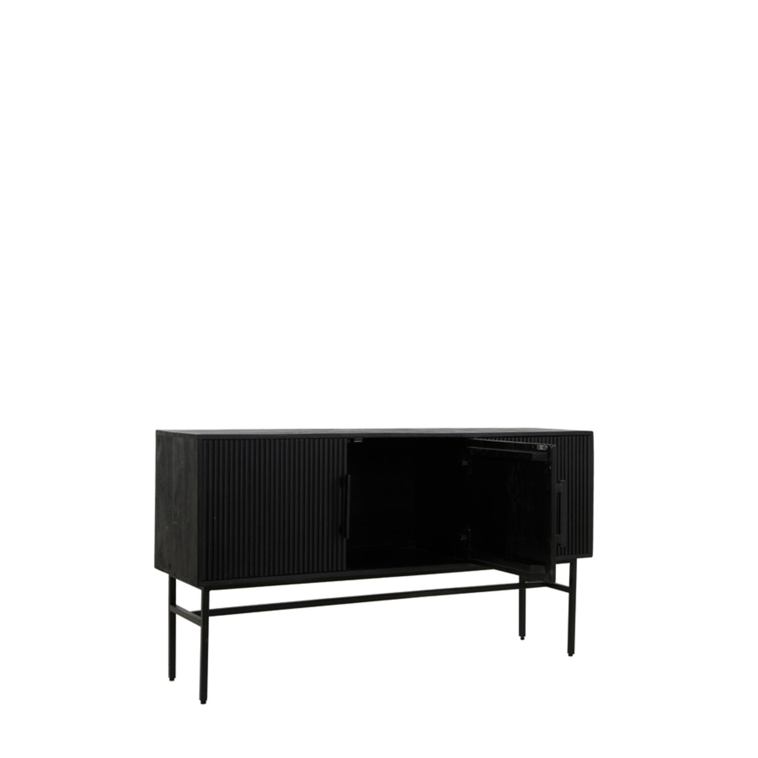 Cabinet 150x40x80 cm ABAGE wood black