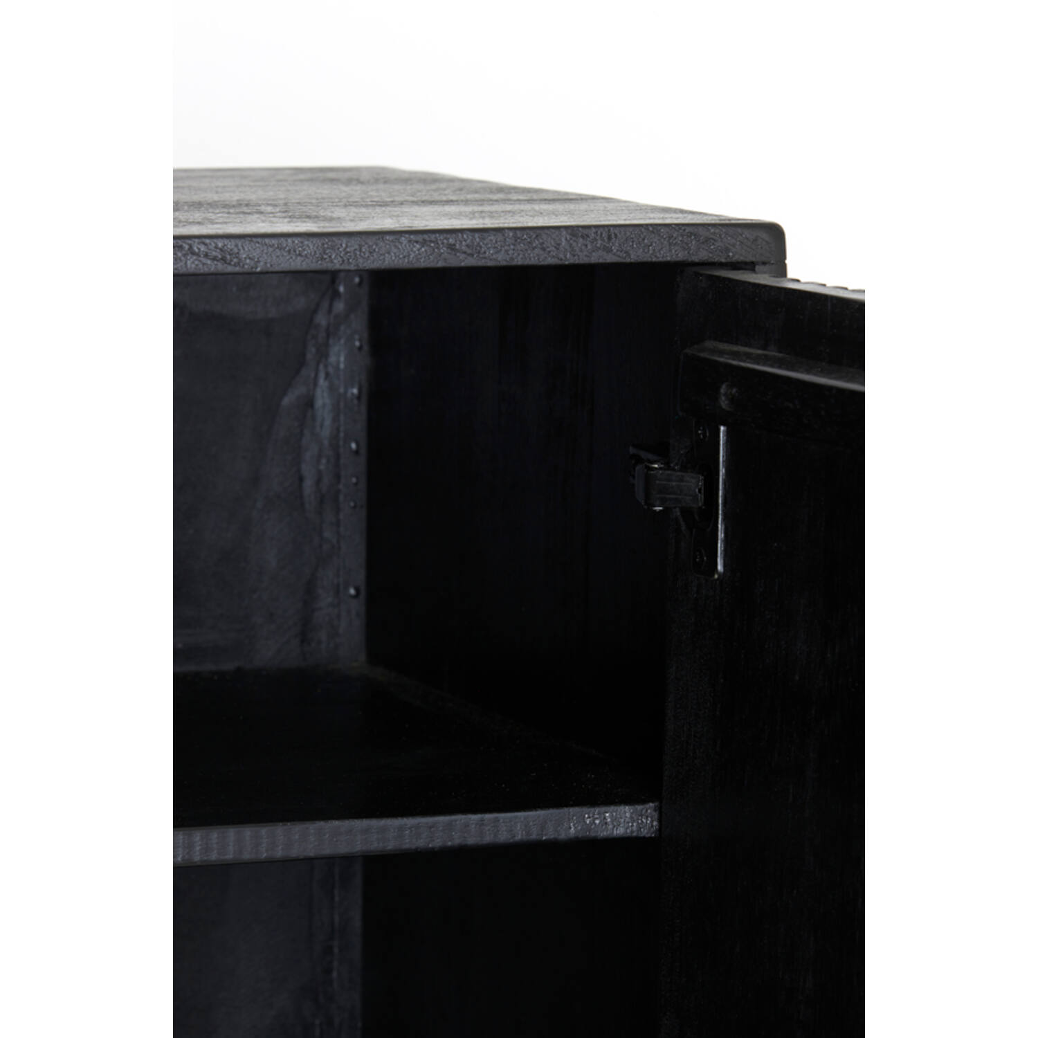 Cabinet 150x40x80 cm ABAGE wood black
