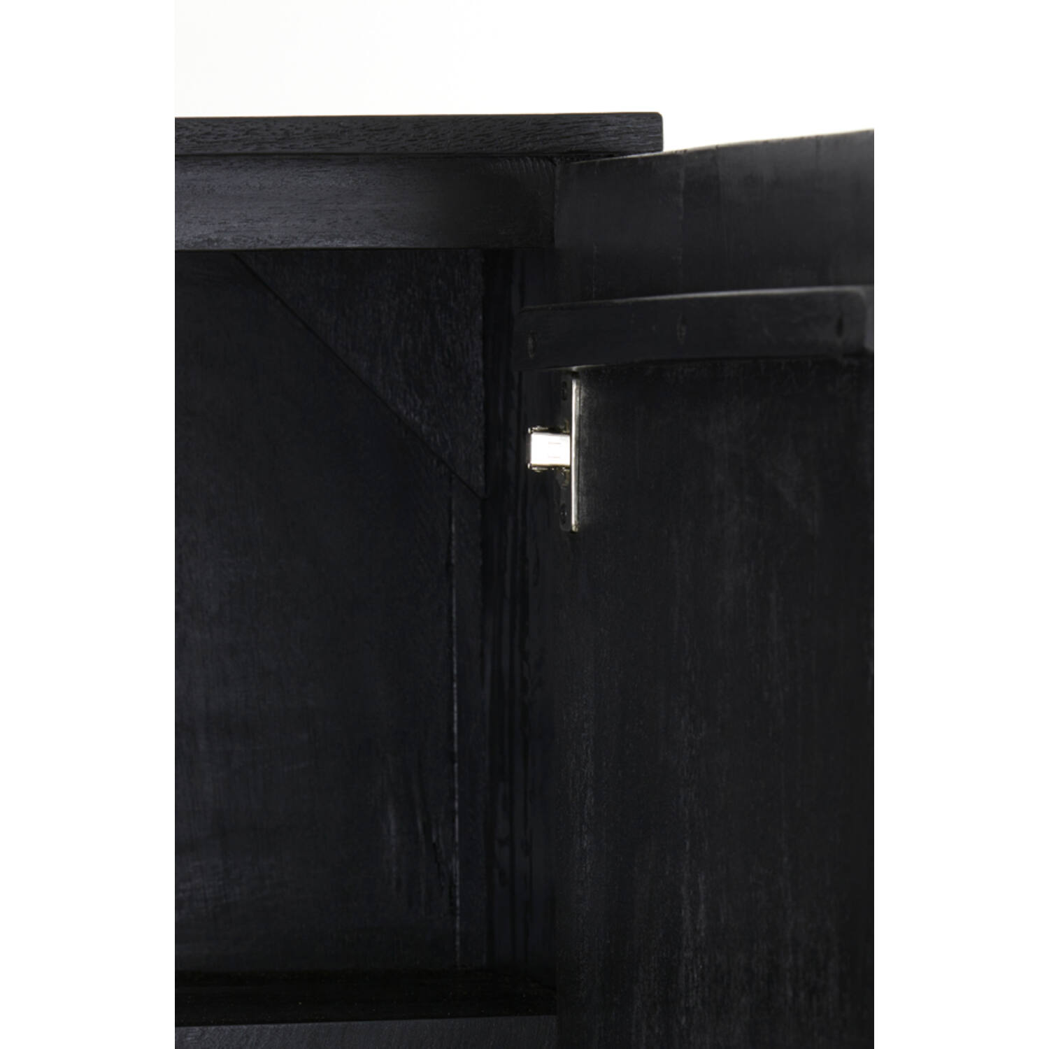Cabinet 120x40x180 cm ABAGE wood black