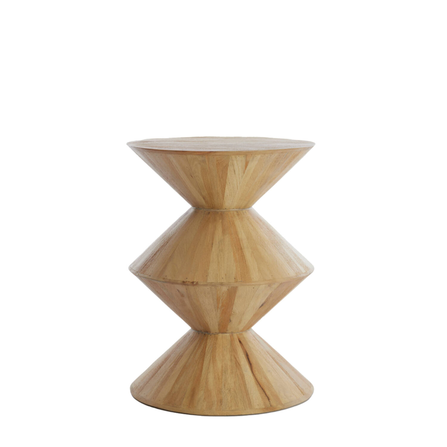 Bijzettafel Ø45x60 cm LARUS mango hout naturel