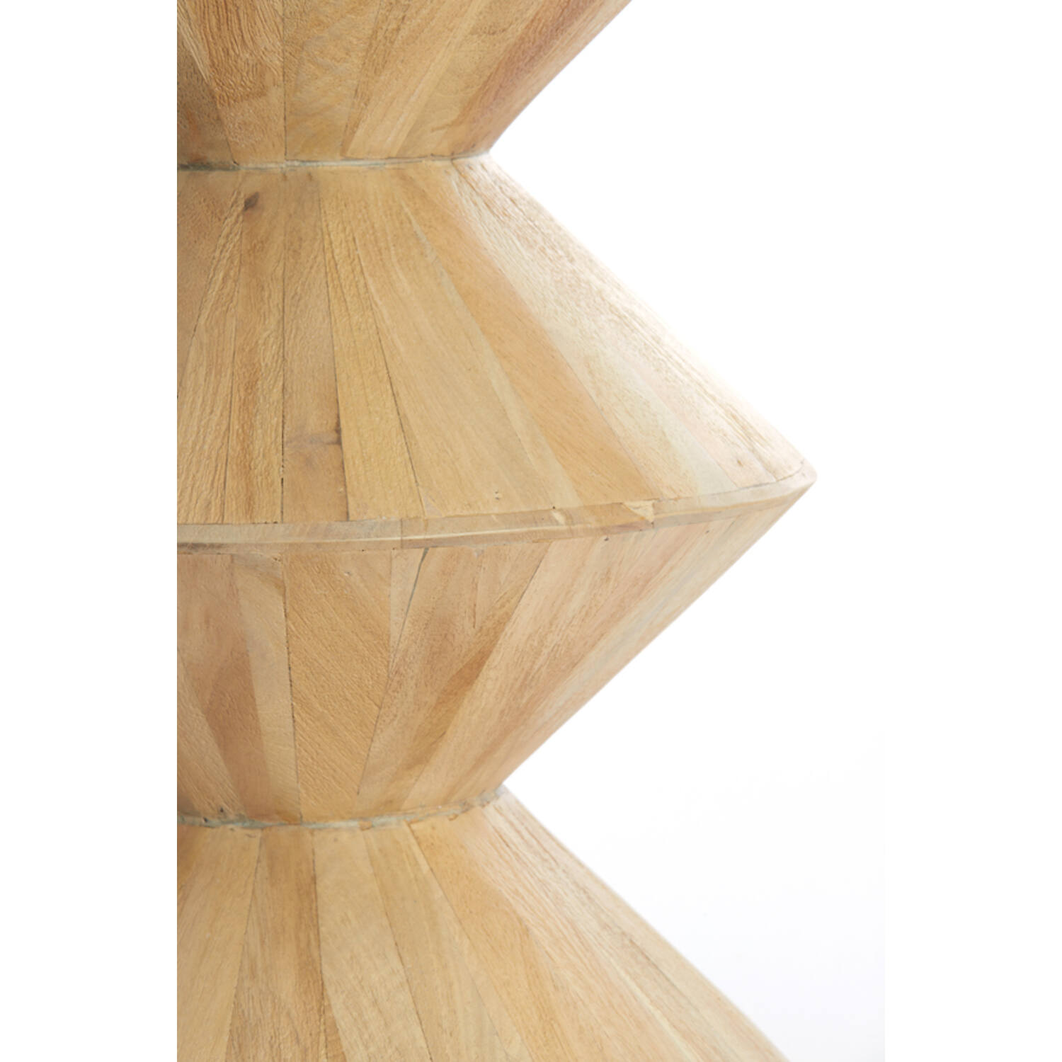 Bijzettafel Ø45x60 cm LARUS mango hout naturel