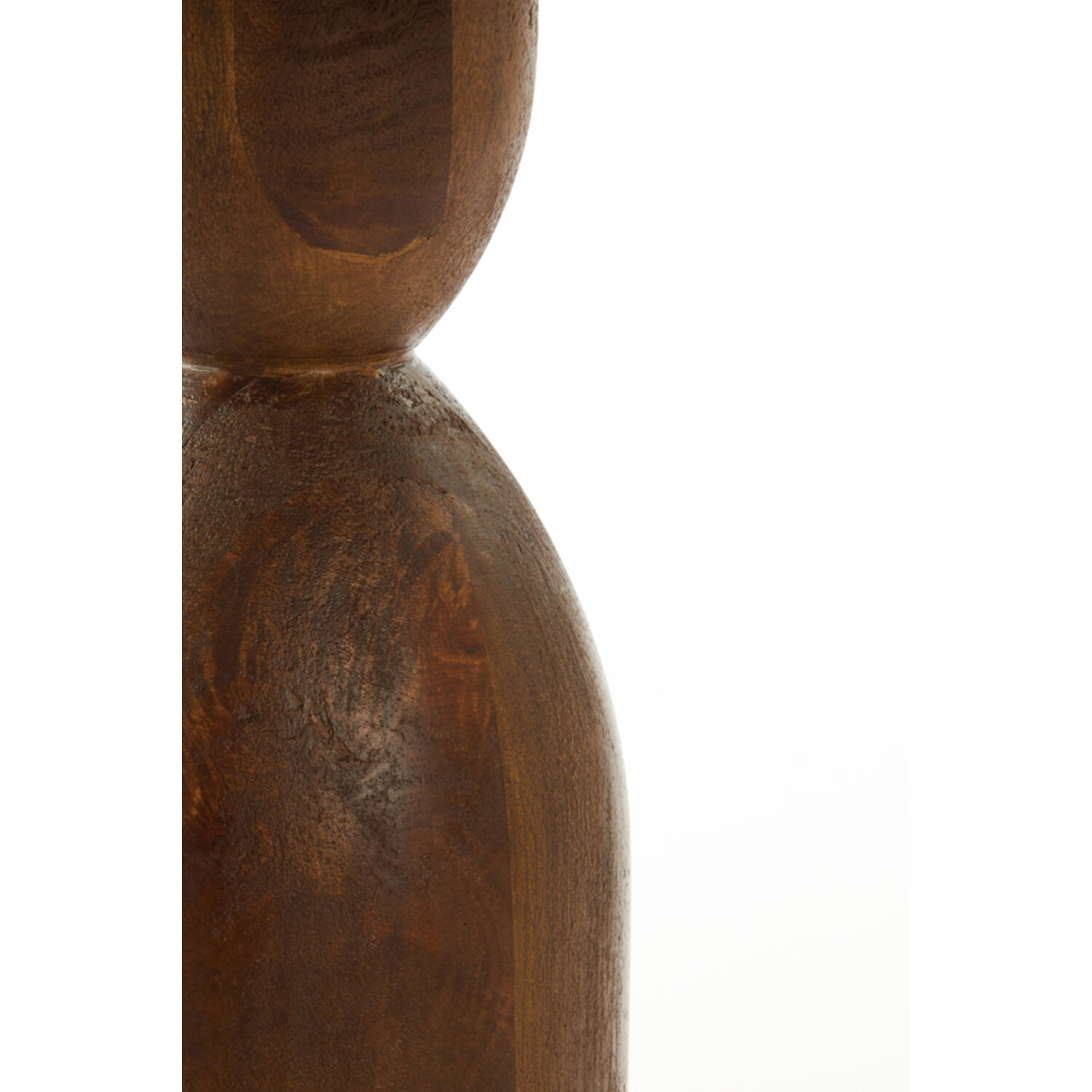 Side table Ø40x50 cm TORIR mango wood brown