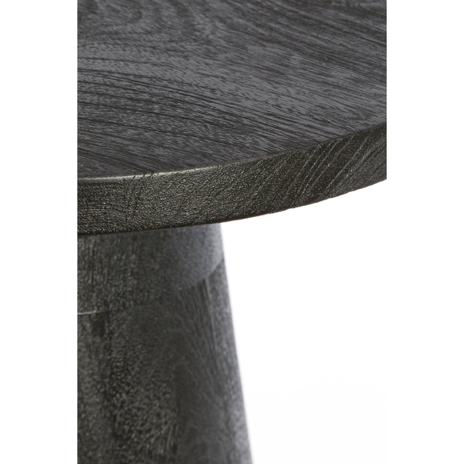 Side table Ø45x64 cm PAXOS matt black