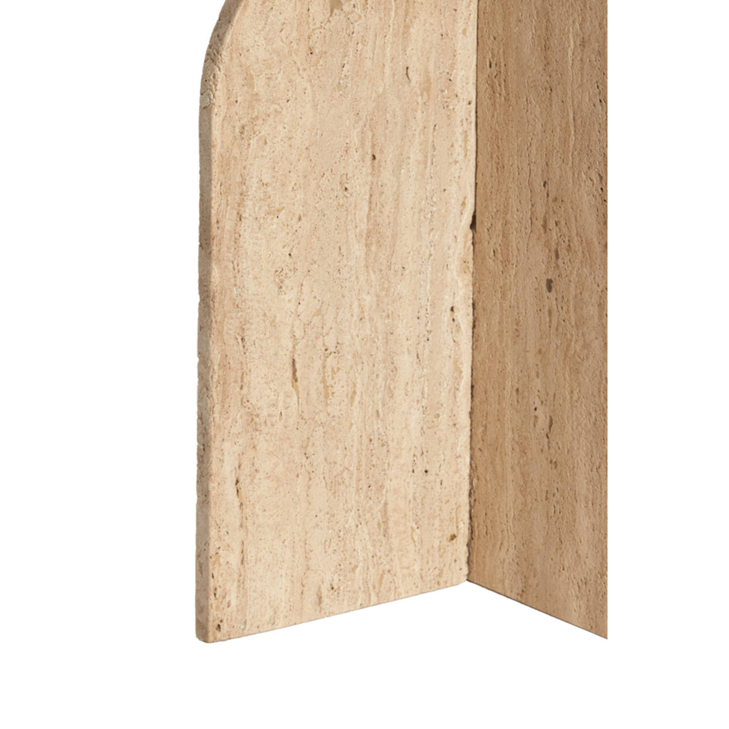Bijzettafel Ø41x56 cm OTINIA travertin zand