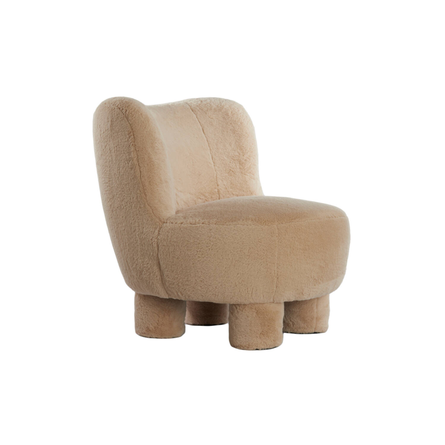 Stoel 79x76x77 cm KAMOVU beige