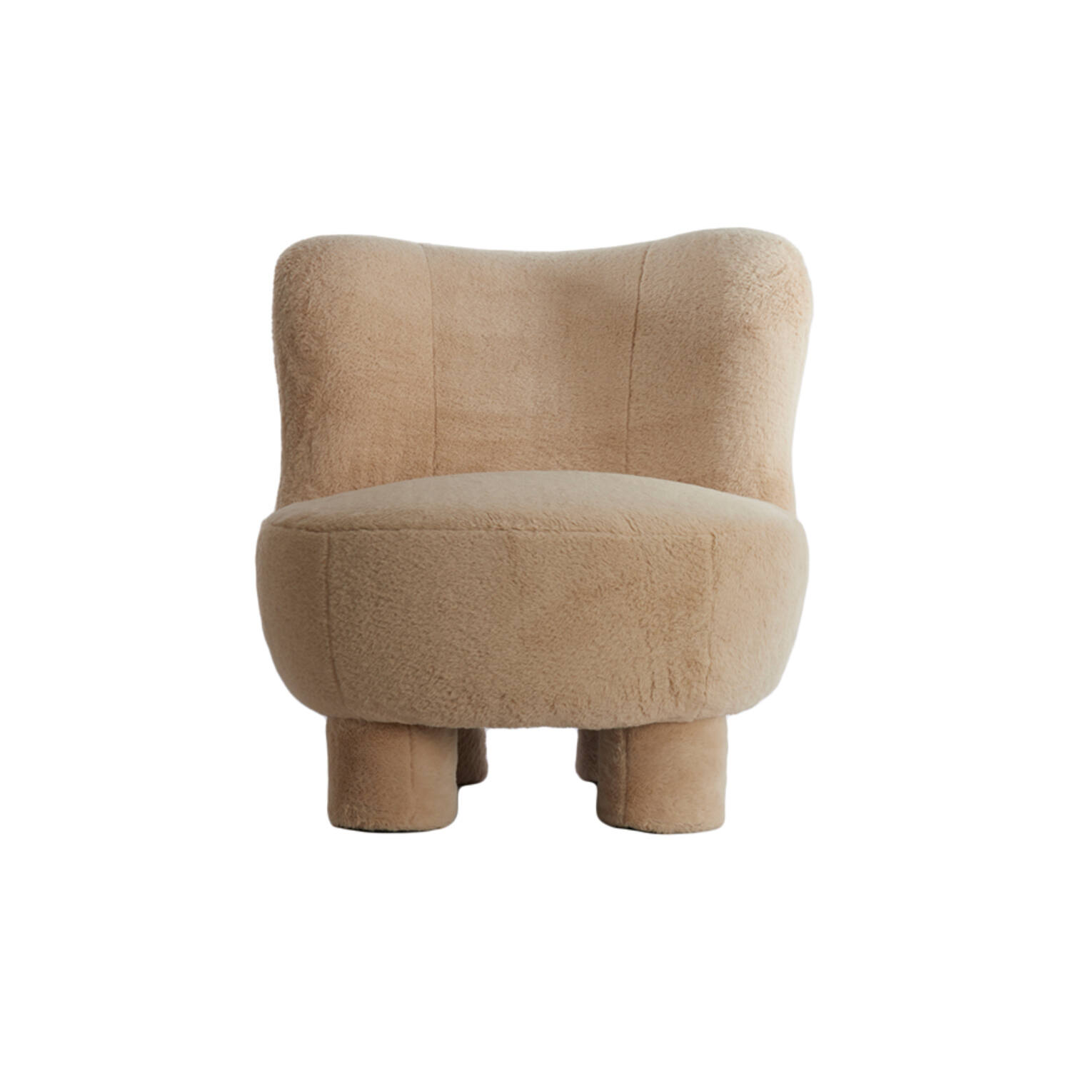 Stoel 79x76x77 cm KAMOVU beige