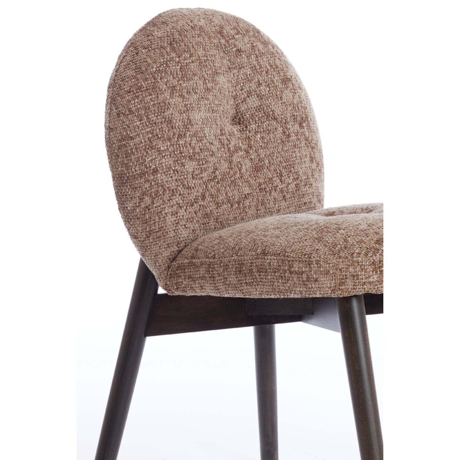 Dining chair 59x50x83 cm SINOSA light brown+wood dark brown
