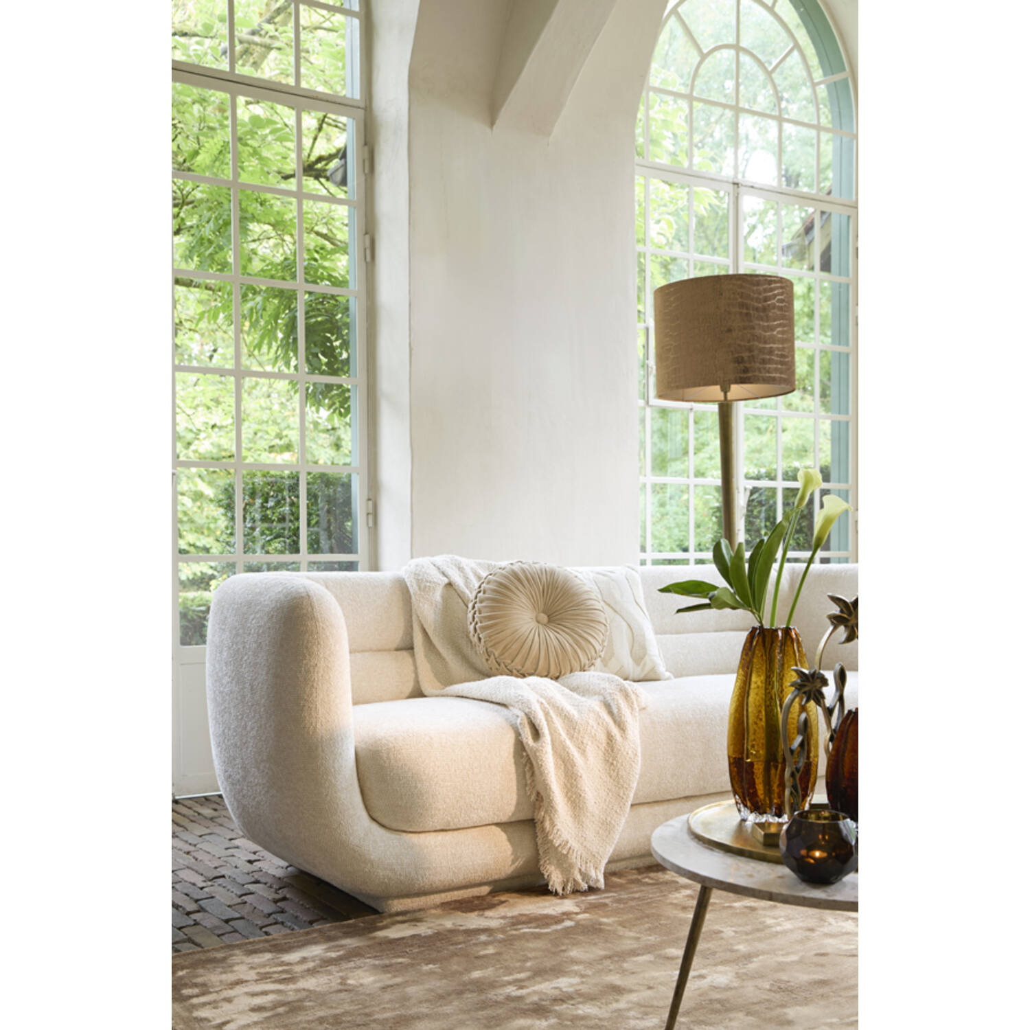 Sofa 237x96x75 cm KIALY cream