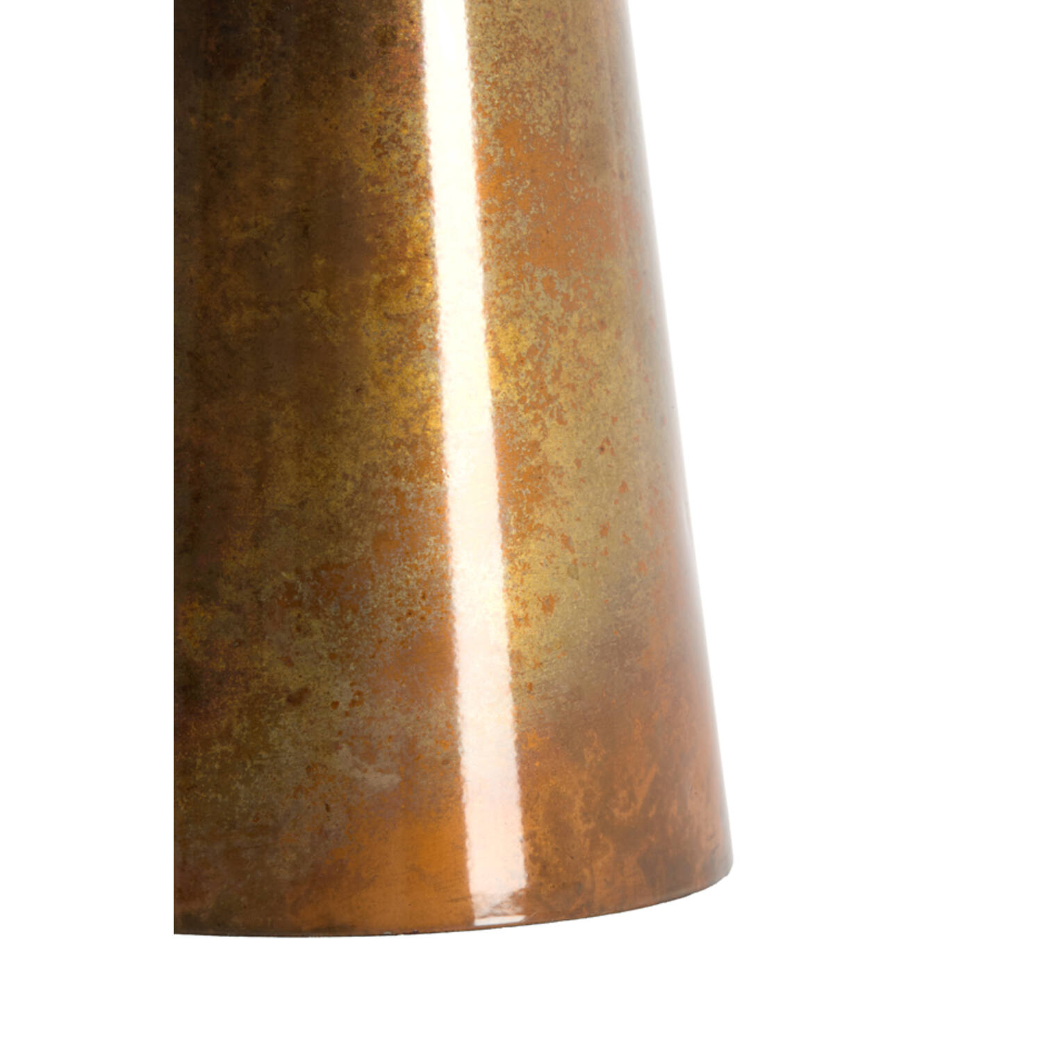 Side table 28x28x53 cm ABALA copper-bronze