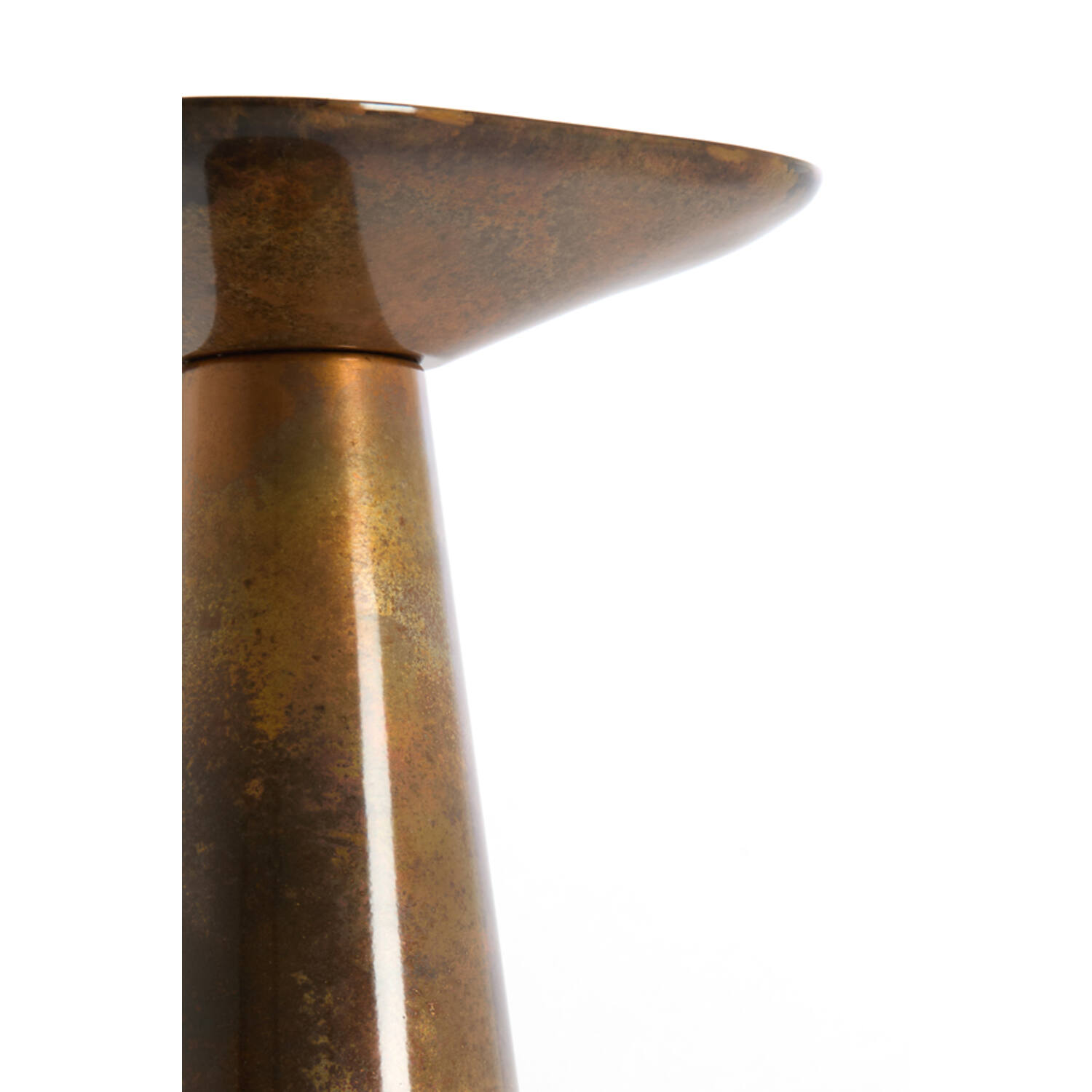 Side table 28x28x53 cm ABALA copper-bronze
