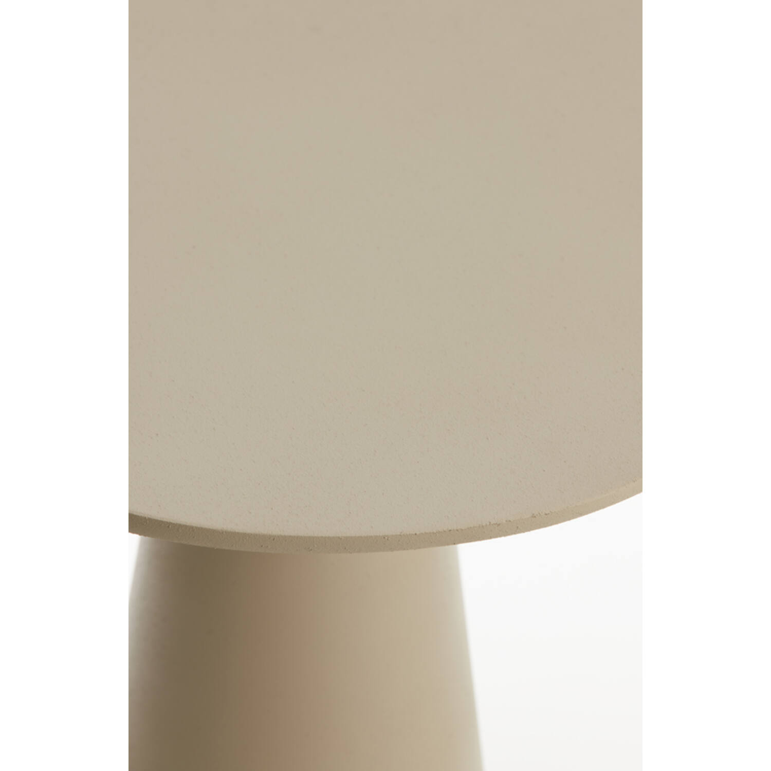 Bijzettafel 28x28x53 cm ABALA mat taupe